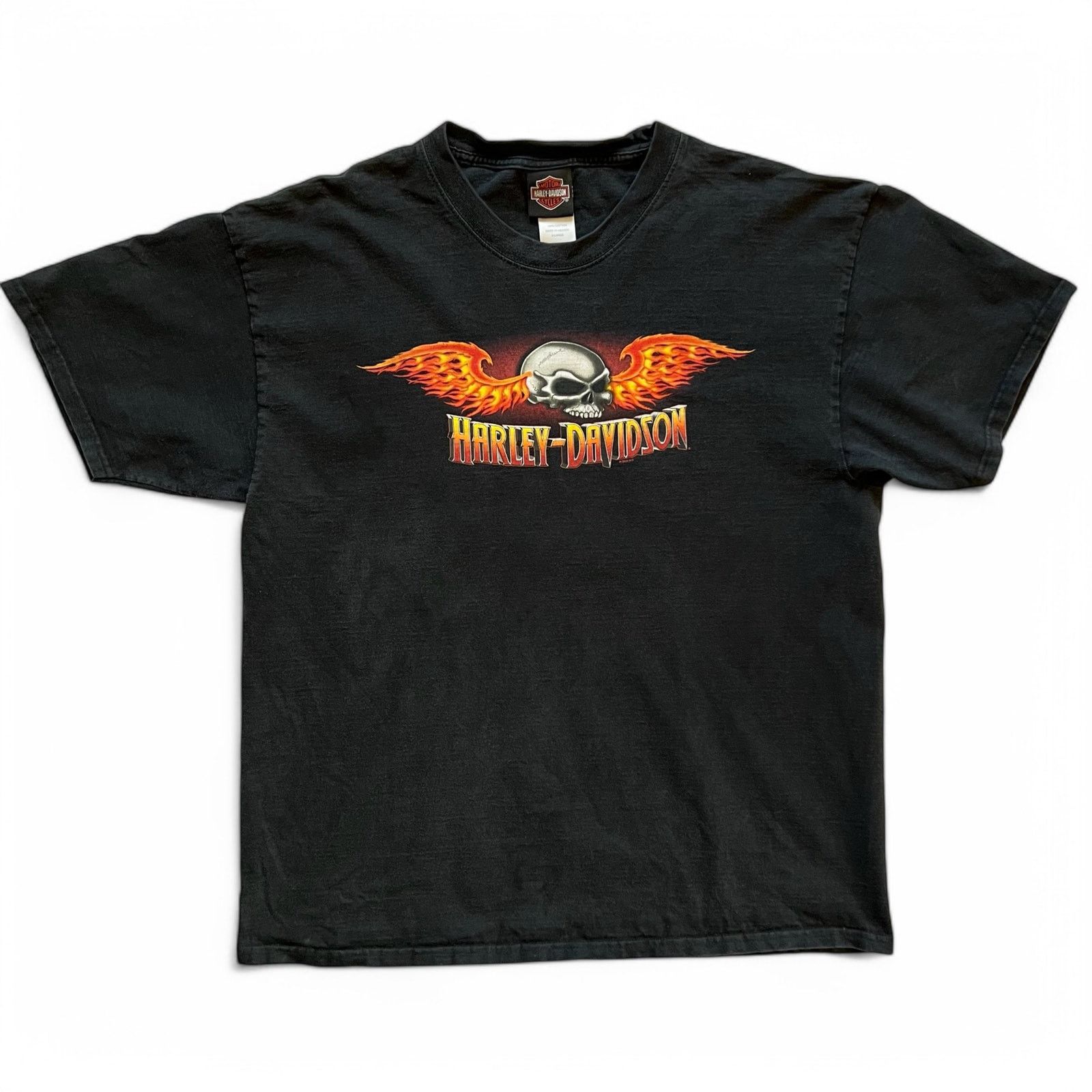 Harley Davidson Harley Davidson Flame Wing Skull Rodeo Cowboy Cheyenne XL Size US XL / EU 56 / 4 - 1 Thumbnail
