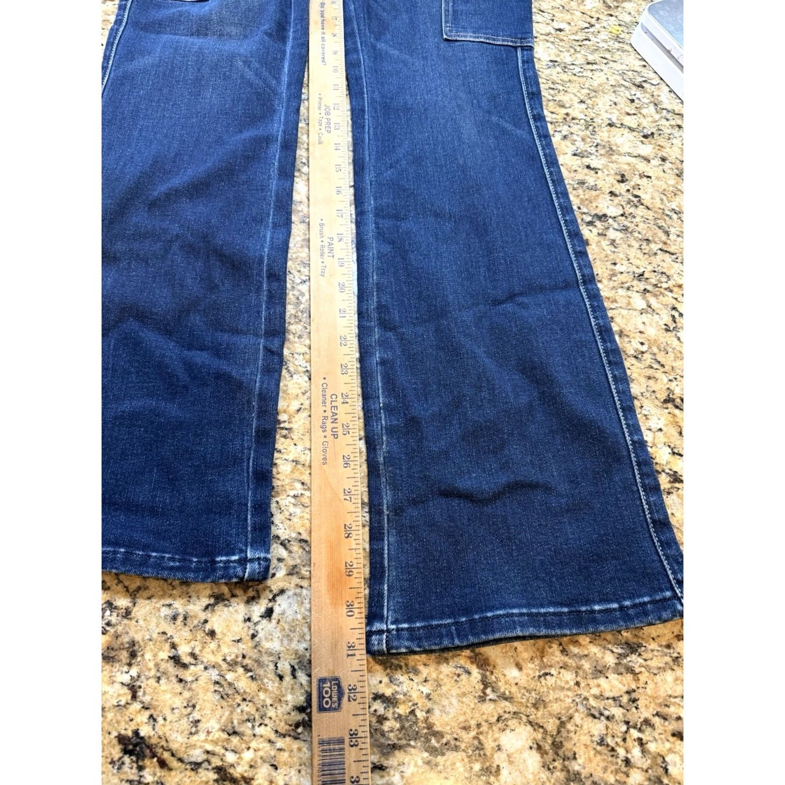Vintage VINTAGE Judy Blue High Rise dark wash denim Cargo Pocket Bootcut Jeans 27 new w tags Women Boots? Size 27" / US 4 / IT 40 - 7 Thumbnail