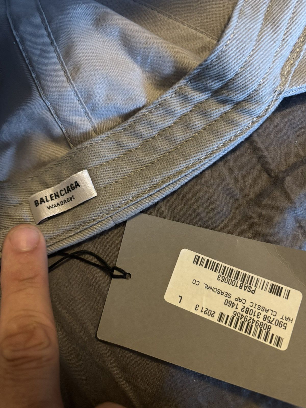 Balenciaga BALENCIAGA LOGO HAT Size ONE SIZE - 8 Thumbnail
