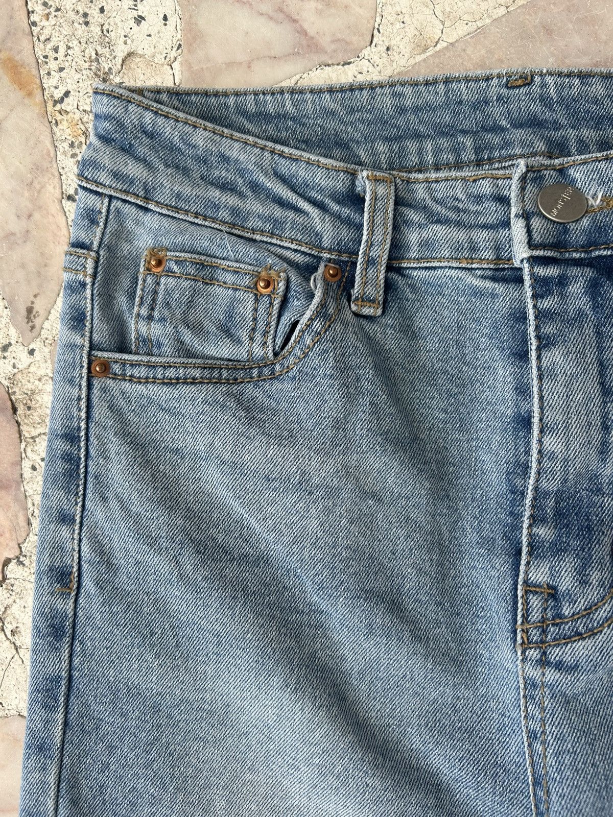Japanese Brand Monster Japan Flare Denim Jeans Size US 28 / EU 44 - 7 Thumbnail