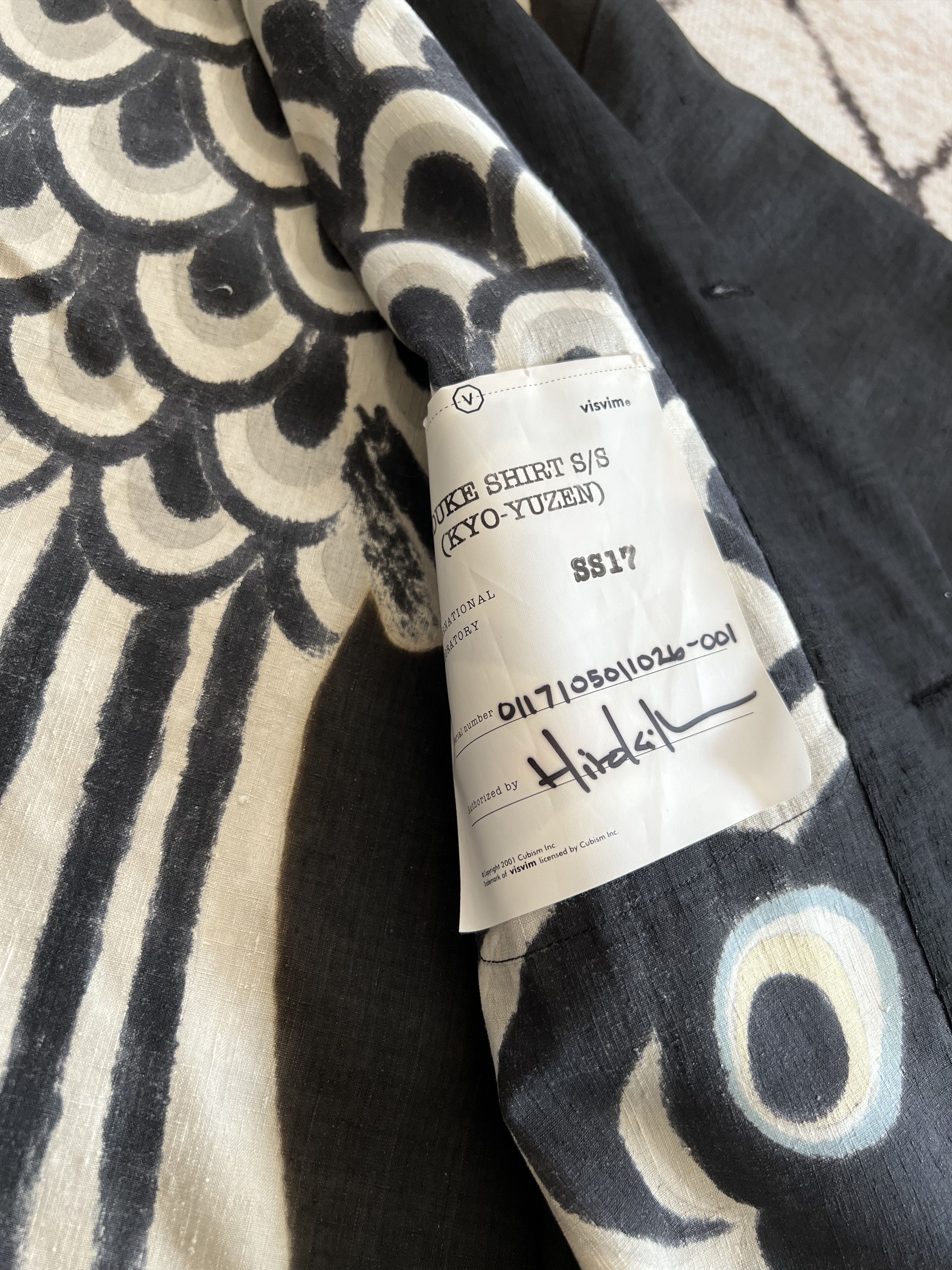 Visvim Visvim 15SS Duke Shirt S/S (KYO-YUZEN) Size US M / EU 48-50 / 2 - 8 Thumbnail