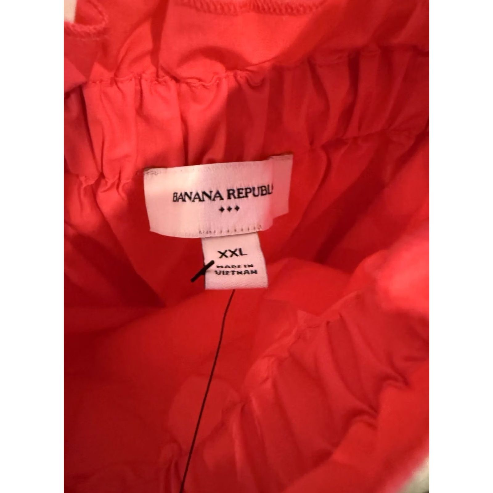 Banana Republic Banana Republic Dress Womens Pink Midi A-Line Sleeveless Cotton Poplin Elastic-Gather Plus XXL New w Tag Women’s Size XXL / US 16-18 / IT 52-54 - 3 Thumbnail