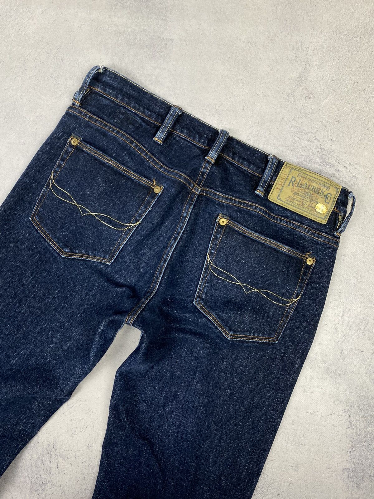 Polo Ralph Lauren × Ralph Lauren × Vintage Vintage Polo Ralph Lauren Flared Bootcut Denim Jeans Y2K Size 29" - 3 Thumbnail