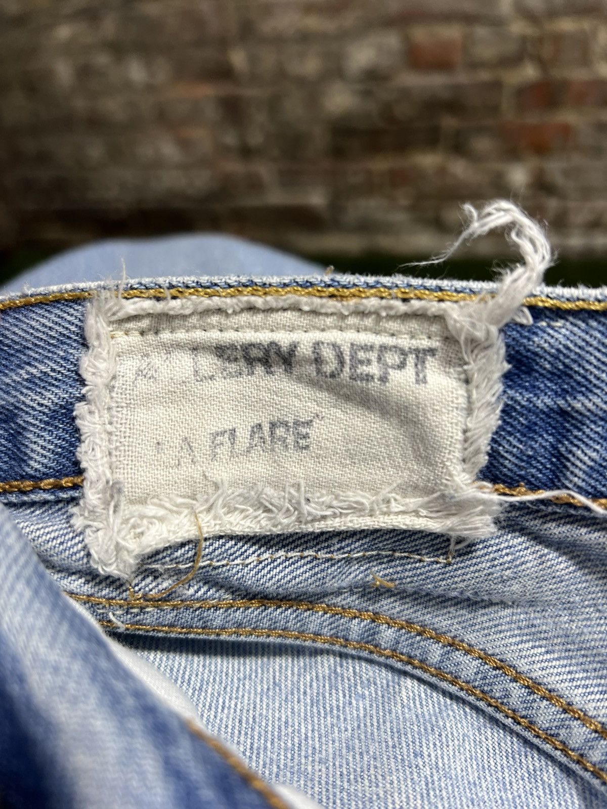 Gallery Dept. Gallery Dept. Light Distressed Flare Jeans Size US 32 / EU 48 - 4 Thumbnail