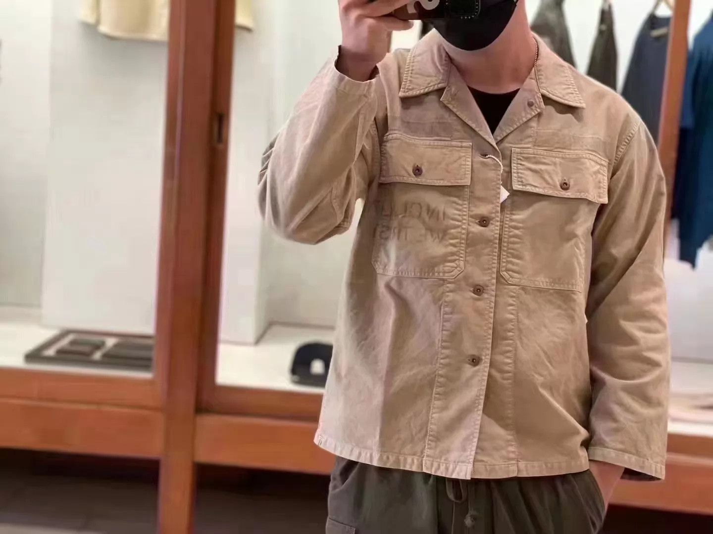 Visvim VISVIM 22SS FIL Cardwell L/S DMGD Shirt Khaki 2/3 Size US M / EU 48-50 / 2 - 7 Thumbnail