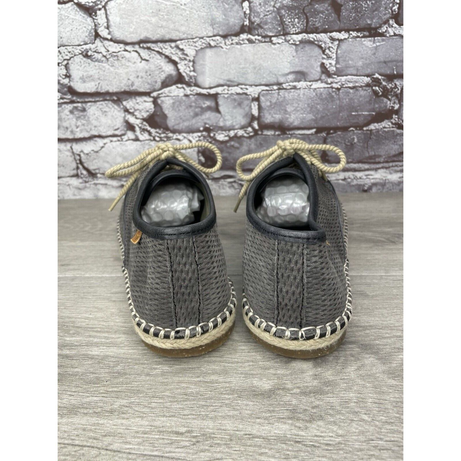 Other El Naturalista Gray Suede Leather Oxfords Lace Up Sneakers S Size US 8 / EU 41 - 4 Thumbnail