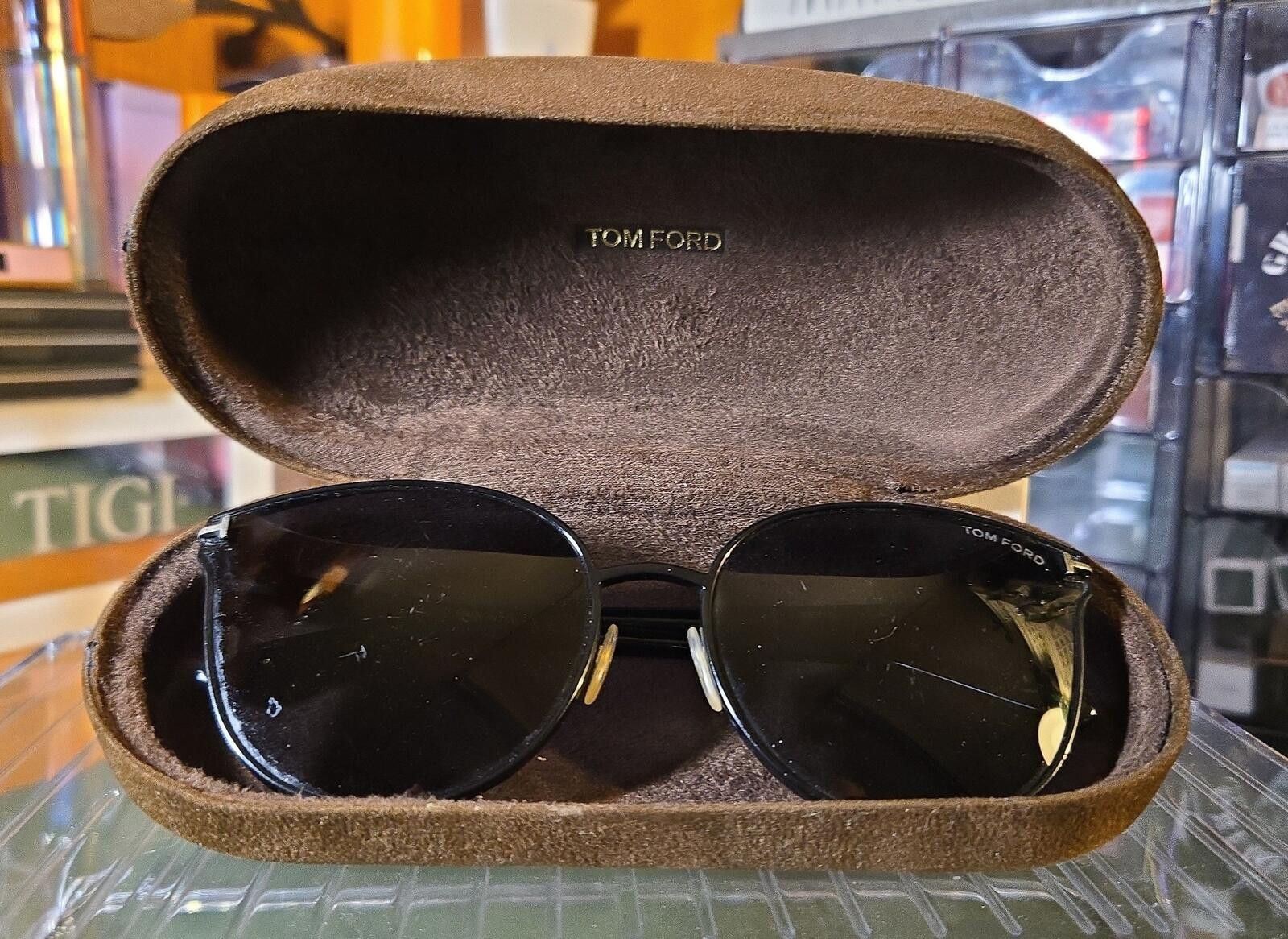 Tom Ford Tom Ford TF718-K Black Cat Eye Sunglasses w/COA Size ONE SIZE - 1 Thumbnail