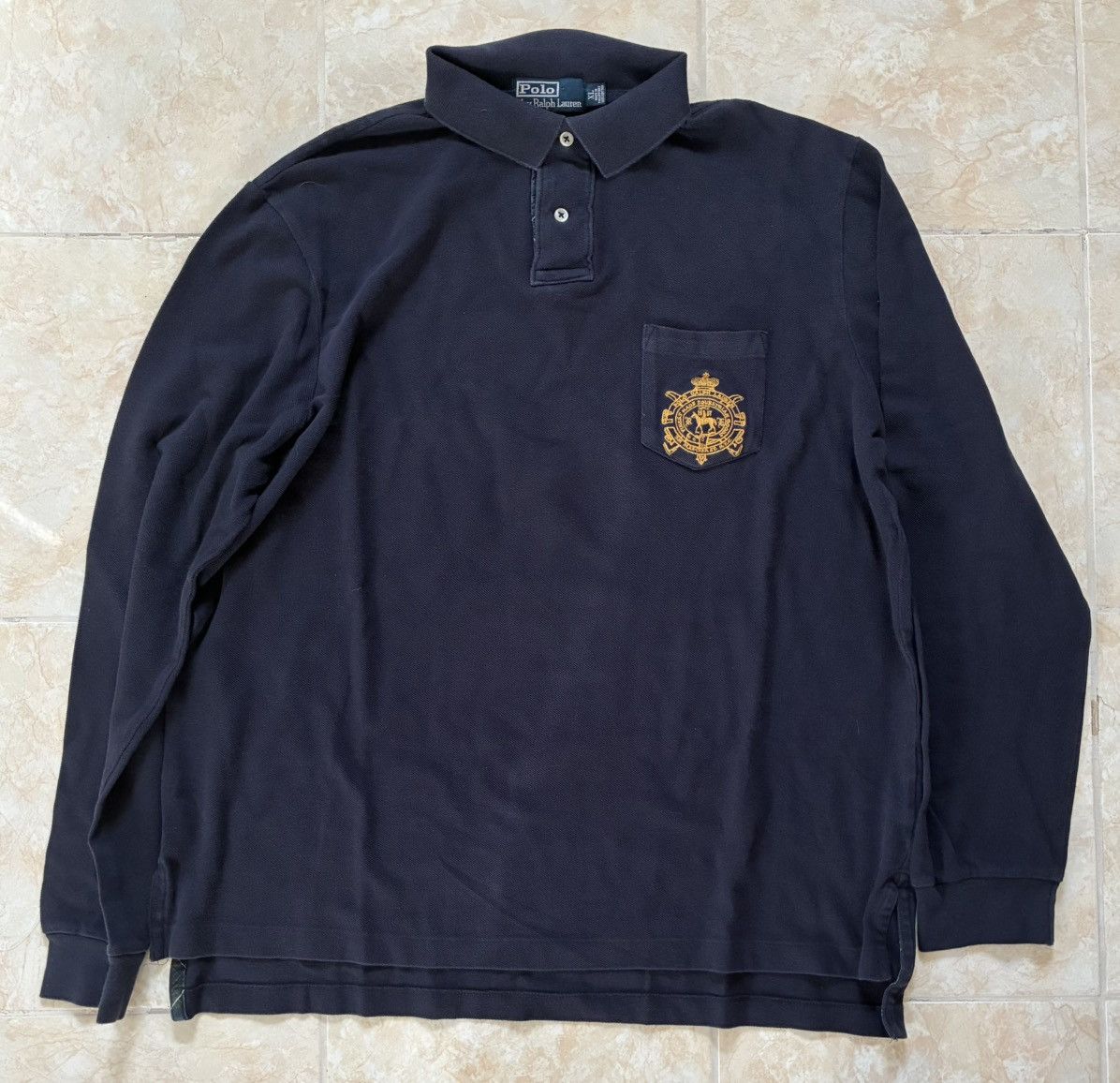 Polo Ralph Lauren Vintage 90s Ralph Lauren Rugby Polo Size US XL / EU 56 / 4 - 1 Thumbnail
