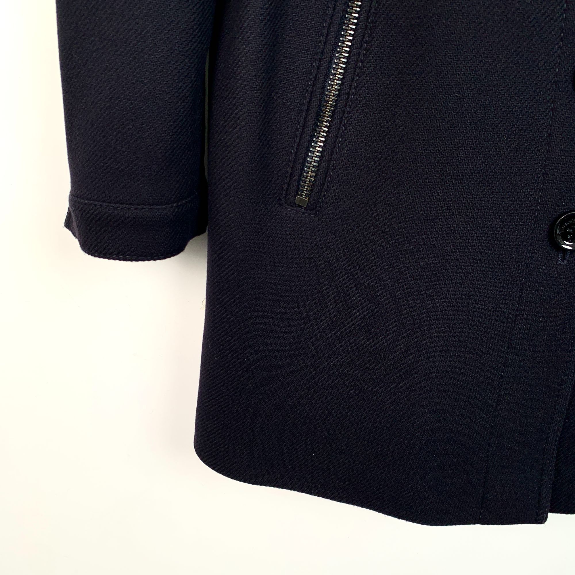 Burberry Burberry Brit Wool & Nylon Blend Womens Coat Size 6 With But Size M / US 6-8 / IT 42-44 - 4 Thumbnail