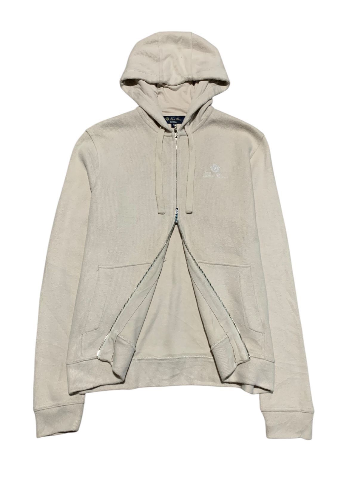 Loro Piana Loro Piana double zipper hoodie in beige Size S / US 4 / IT 40 - 1 Thumbnail