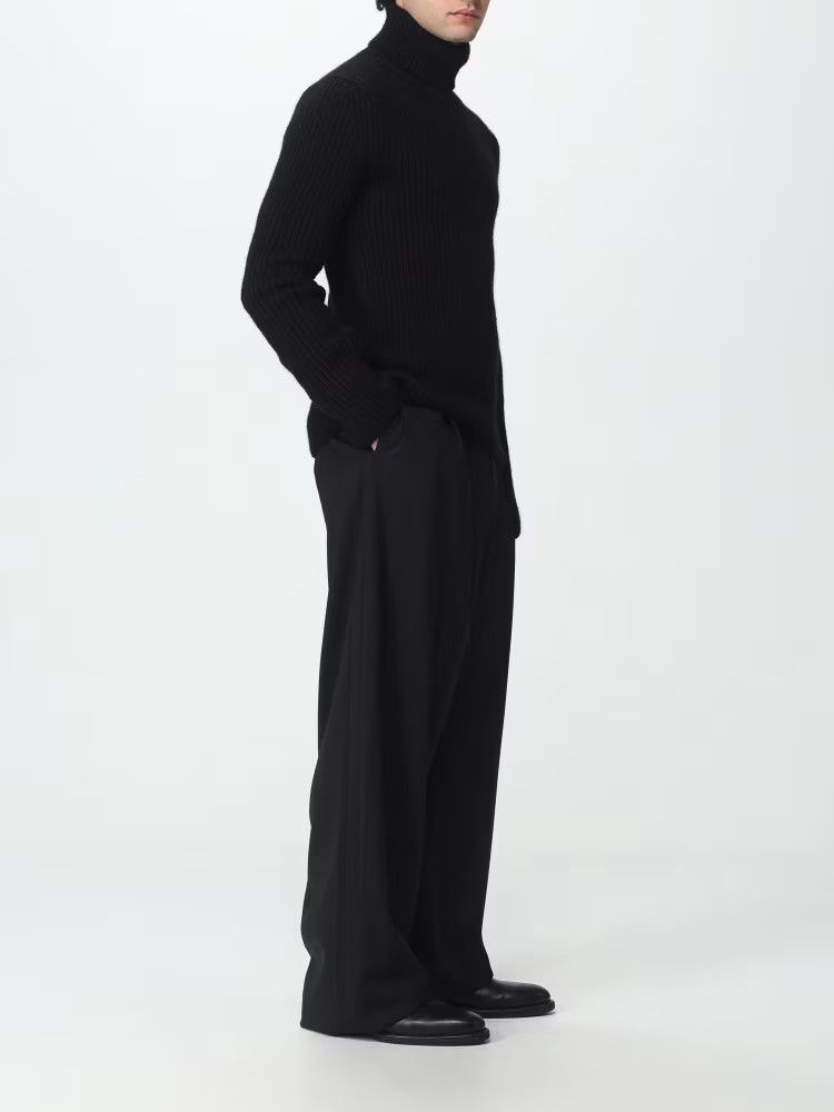 Saint Laurent Paris o1s1wg111224 Turtleneck Sweater in Ribbed Alpaca in Black Size US XS / EU 42 / 0 - 4 Thumbnail