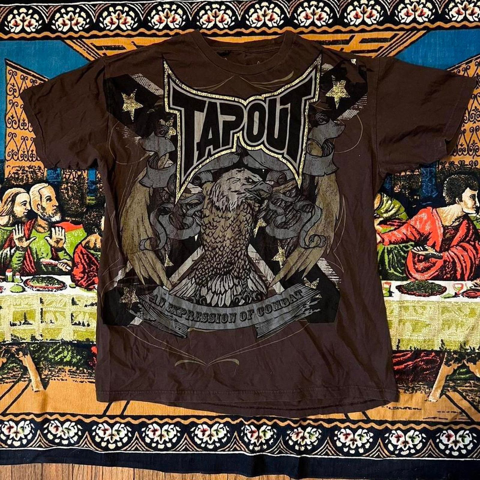 Tapout Crazy rare tapout y2k shirt afflliction jnco wings skulls Size US L / EU 52-54 / 3 - 2 Thumbnail