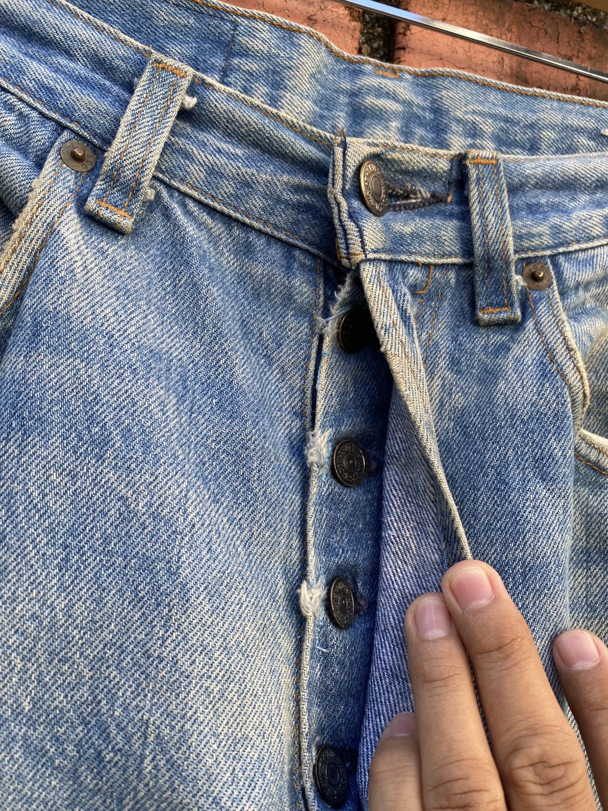 Levi's Vintage Clothing W32x34 Vintage levi's 501 80s made in USA distressed denime Size US 32 / EU 48 - 6 Thumbnail