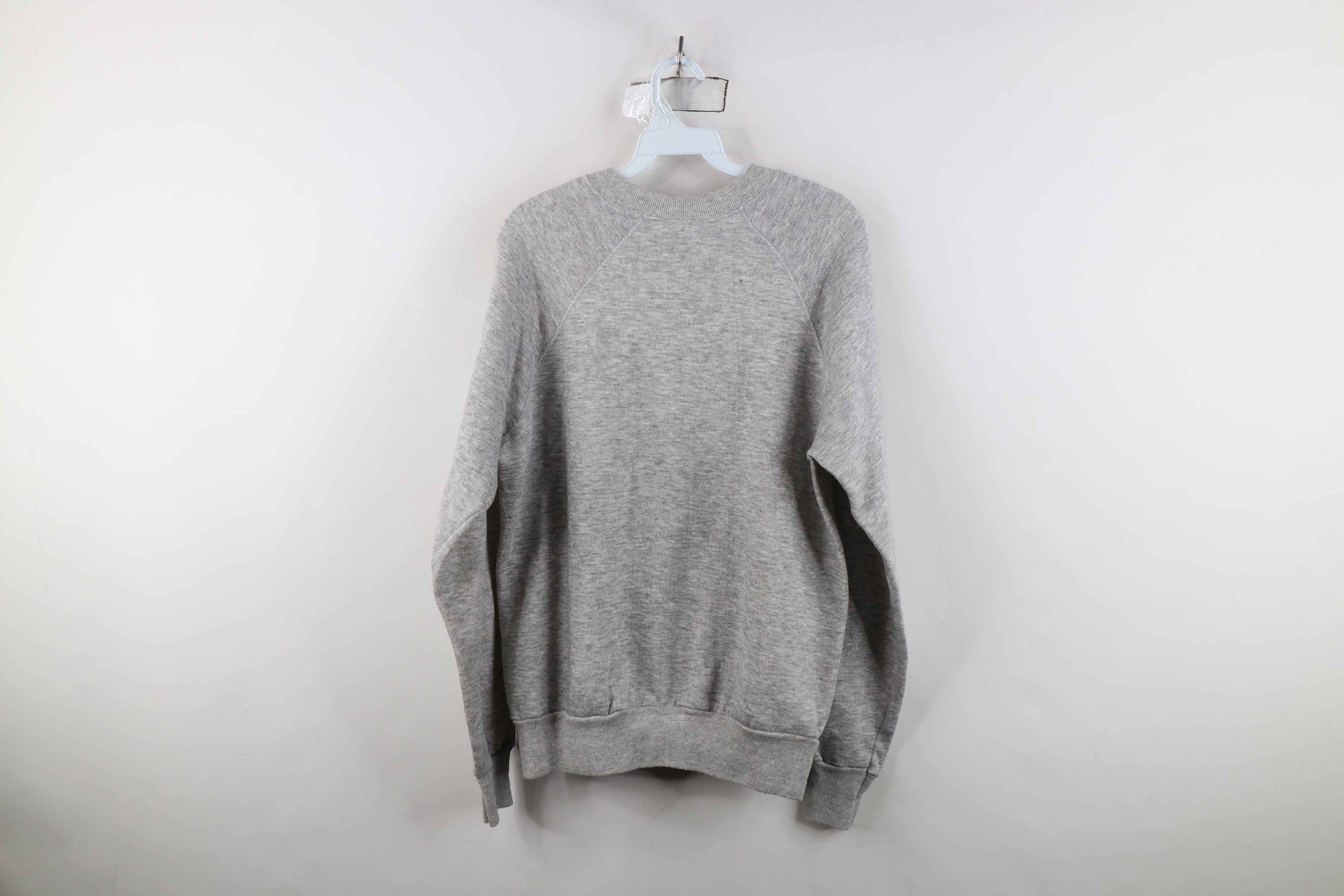 Vintage Vintage 70s Streetwear Crewneck Sweatshirt Heather Gray USA Size US XL / EU 56 / 4 - 10 Thumbnail