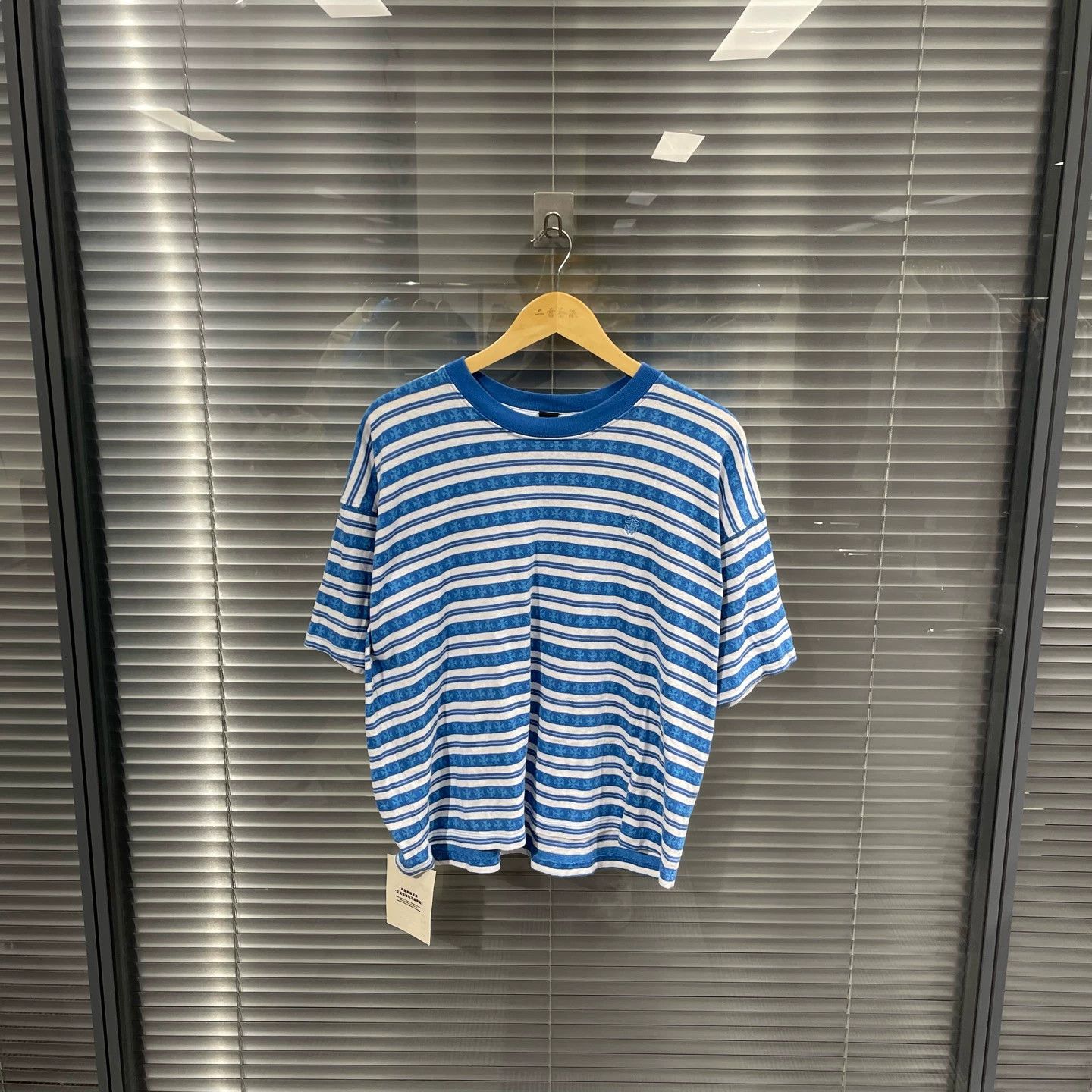 Chrome Hearts Chrome Hearts Blue White Stripe Sword Embroidered SS S Size US S / EU 44-46 / 1 - 1 Thumbnail