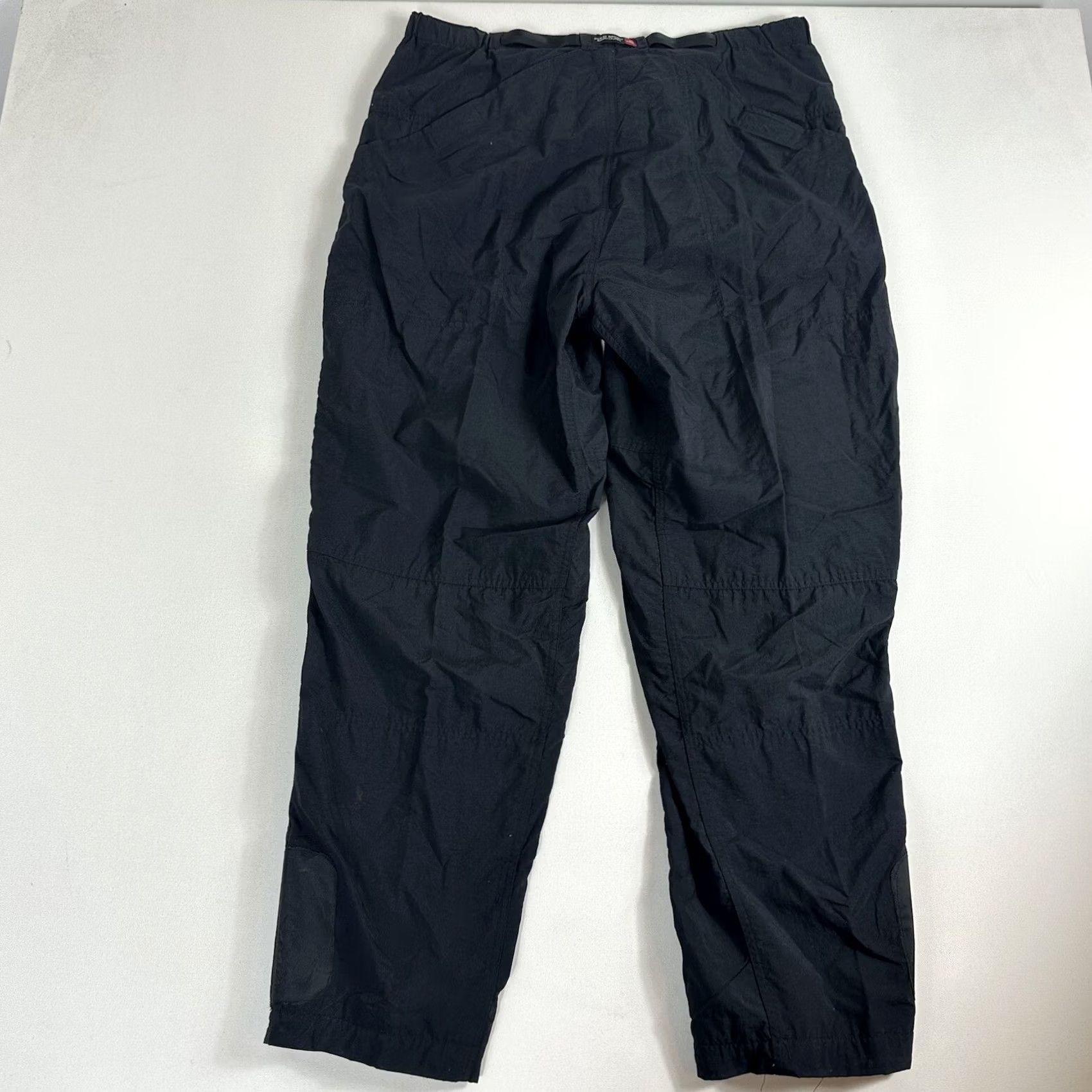 Polo Ralph Lauren VINTAGE Polo Sport Mens XL Black Nylon Foldable Wind Hiking Pants Pockets Belted Regular Inseam 29in Size US XL / EU 56 / 4 - 2 Thumbnail