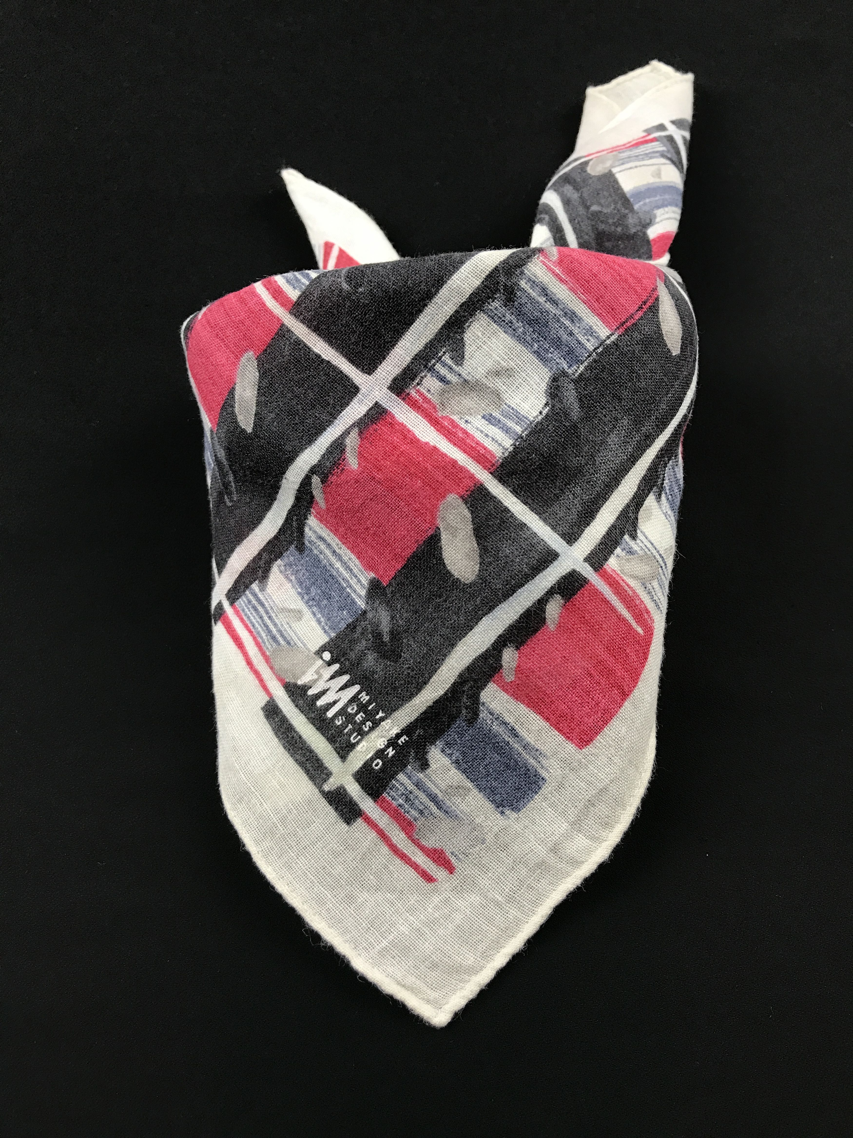 Issey Miyake × Japanese Brand × Vintage Vintage Issey Miyaki Bandana Neckerchief Handkerchief Size ONE SIZE - 3 Thumbnail