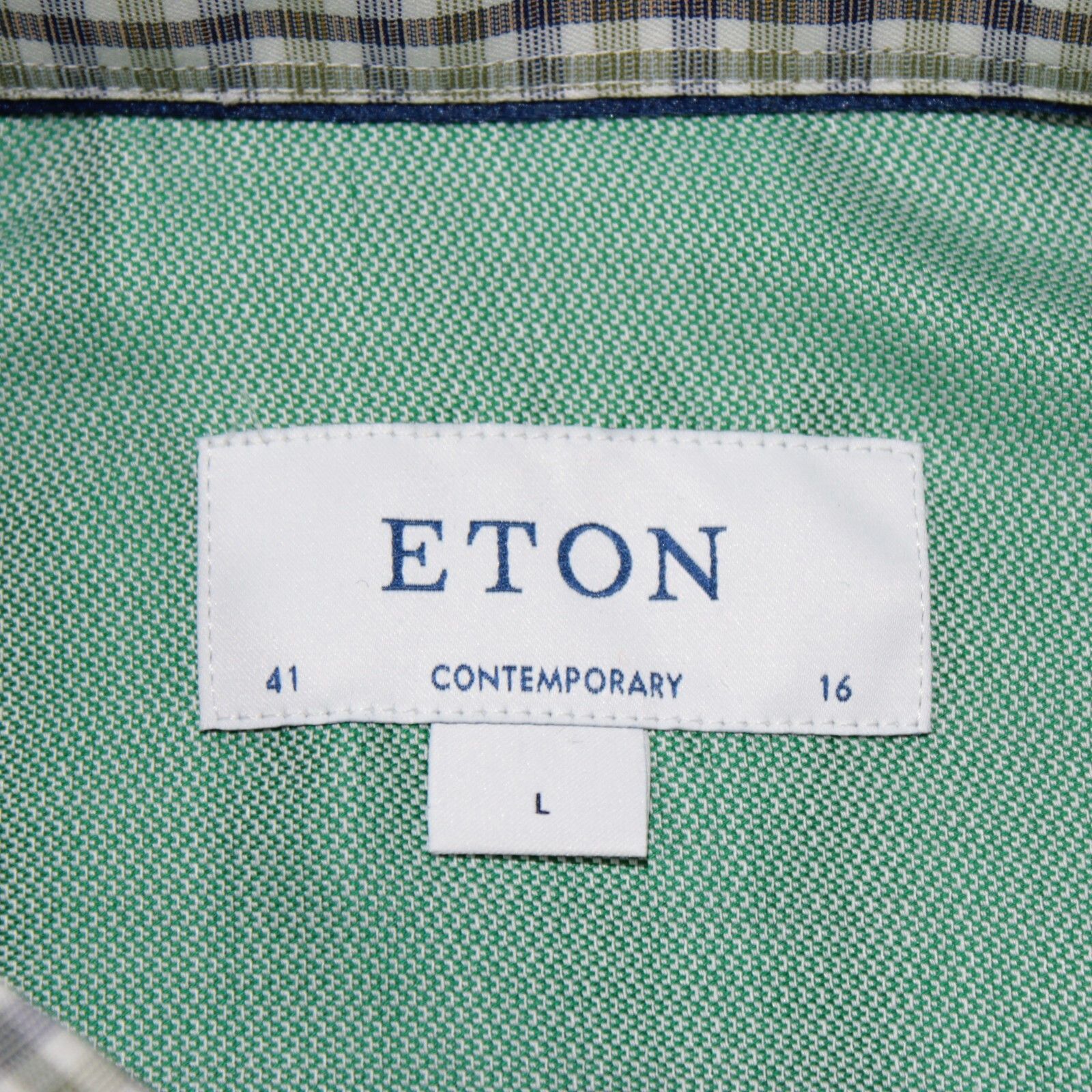 Eton Eton New with tags Shirt Size L US In Green Size US L / EU 52-54 / 3 - 9 Thumbnail