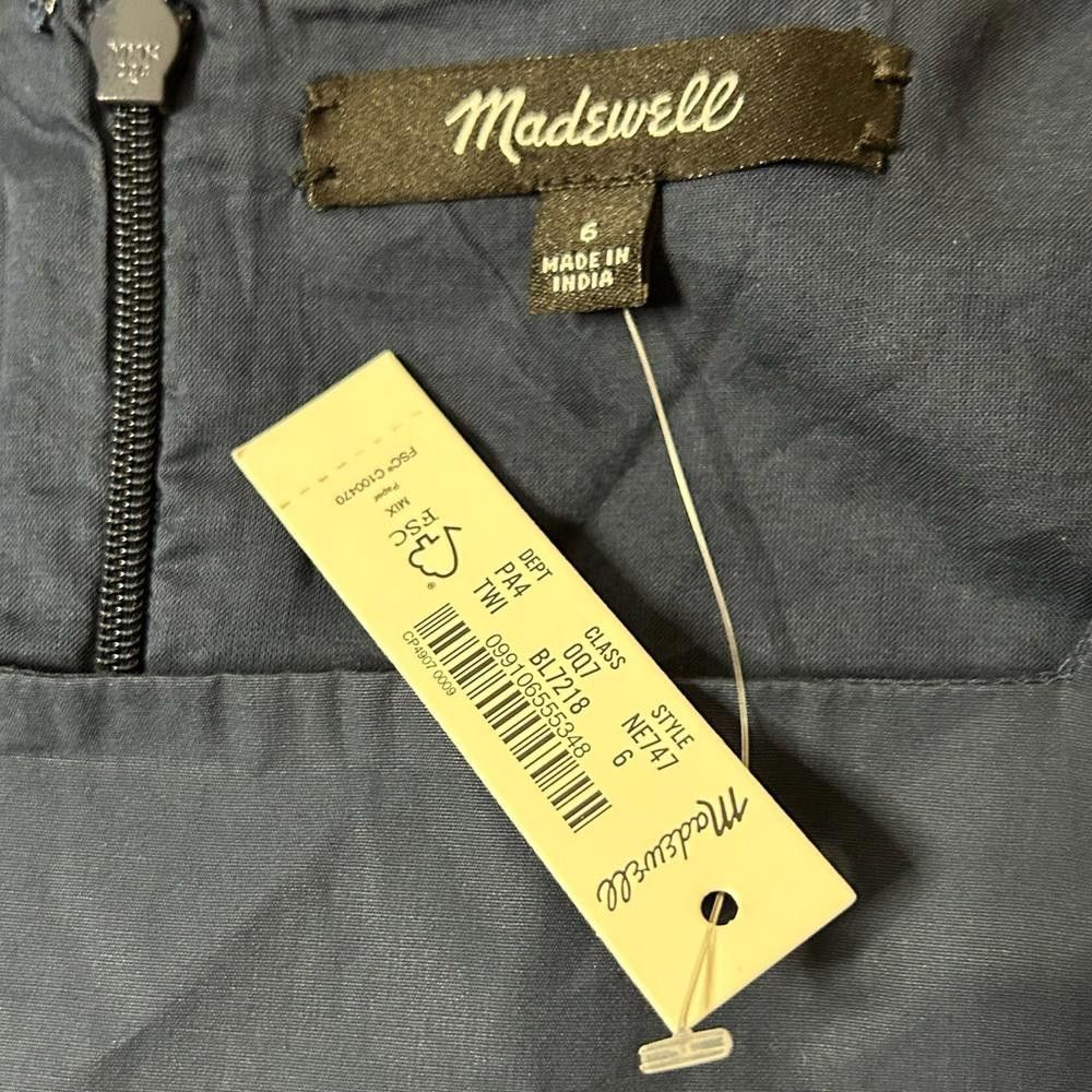 Madewell Madewell l NWT Lizzie Babydoll Poplin Dress Size 6 Size M / US 6-8 / IT 42-44 - 8 Thumbnail