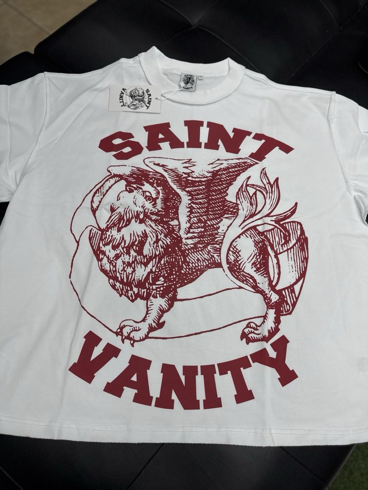 Saint Vanity Size (L) - Saint Vanity T-shirt Red Logo Authentic (NEW) Size US L / EU 52-54 / 3 - 1 Thumbnail