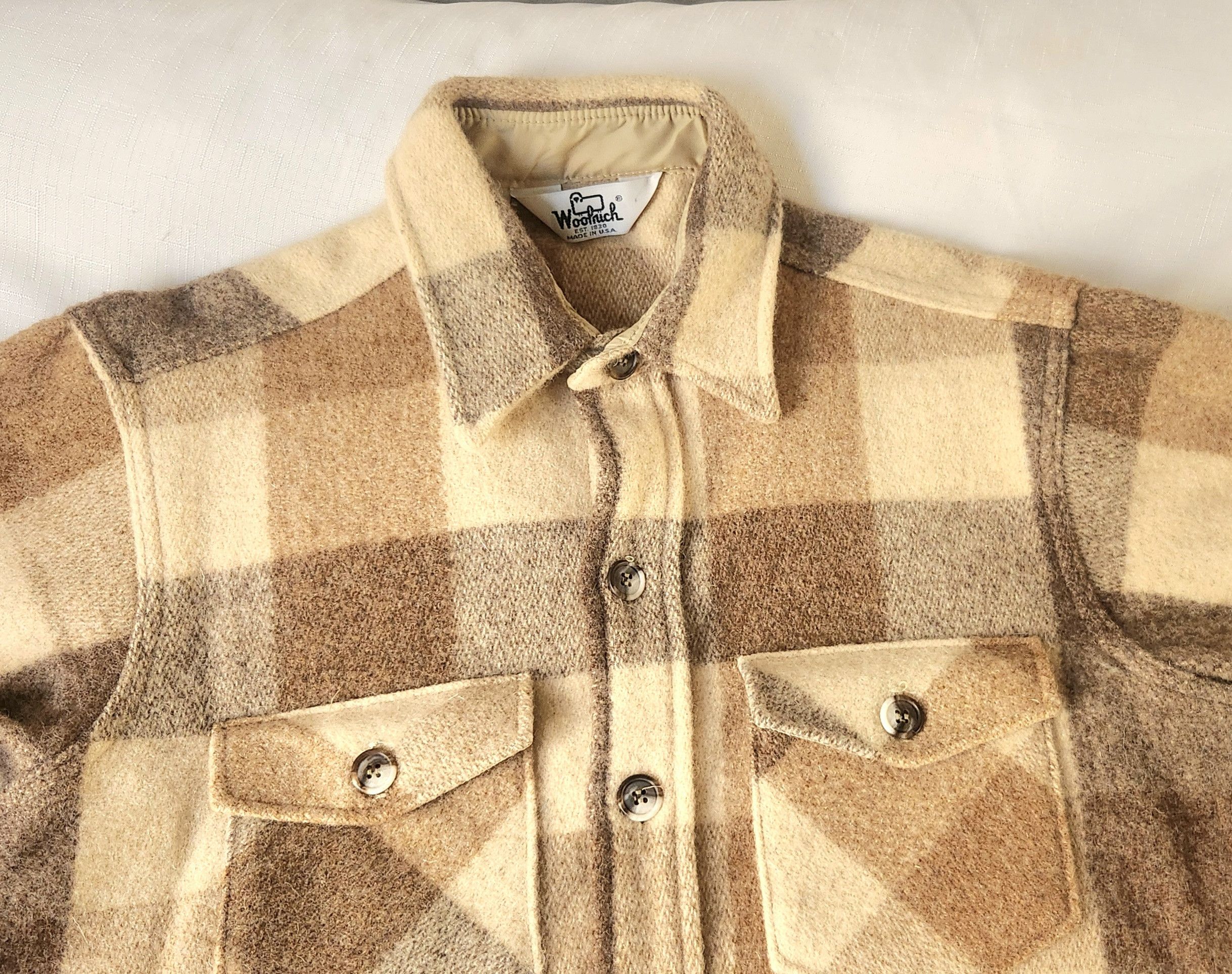 Woolrich Woolen Mills Woolrich True Vintage Medium Brown Wool Blend Buffalo Plaid Size US M / EU 48-50 / 2 - 8 Thumbnail