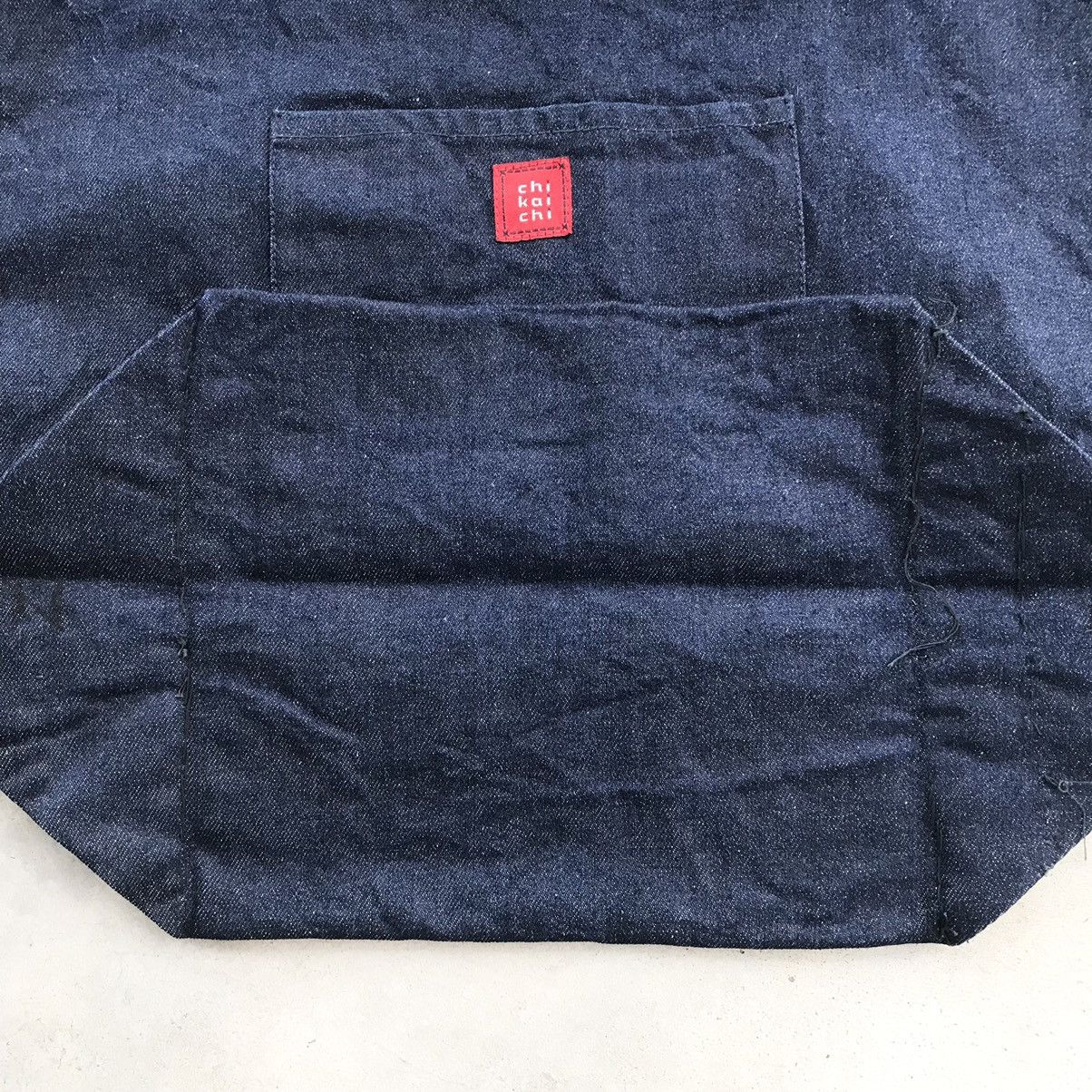 Blue Blue Japan Chi Kai Chi Denim Selvedge Reversible Bandana Totebag Size ONE SIZE - 6 Thumbnail