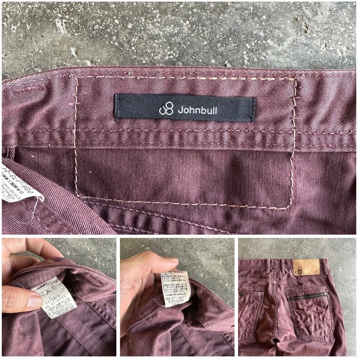 Vintage W33 L33🔥VINTAGE JOHNBULL TROUSERS BLANK PANTS MADE IN JAPAN Size US 33 - 12 Thumbnail