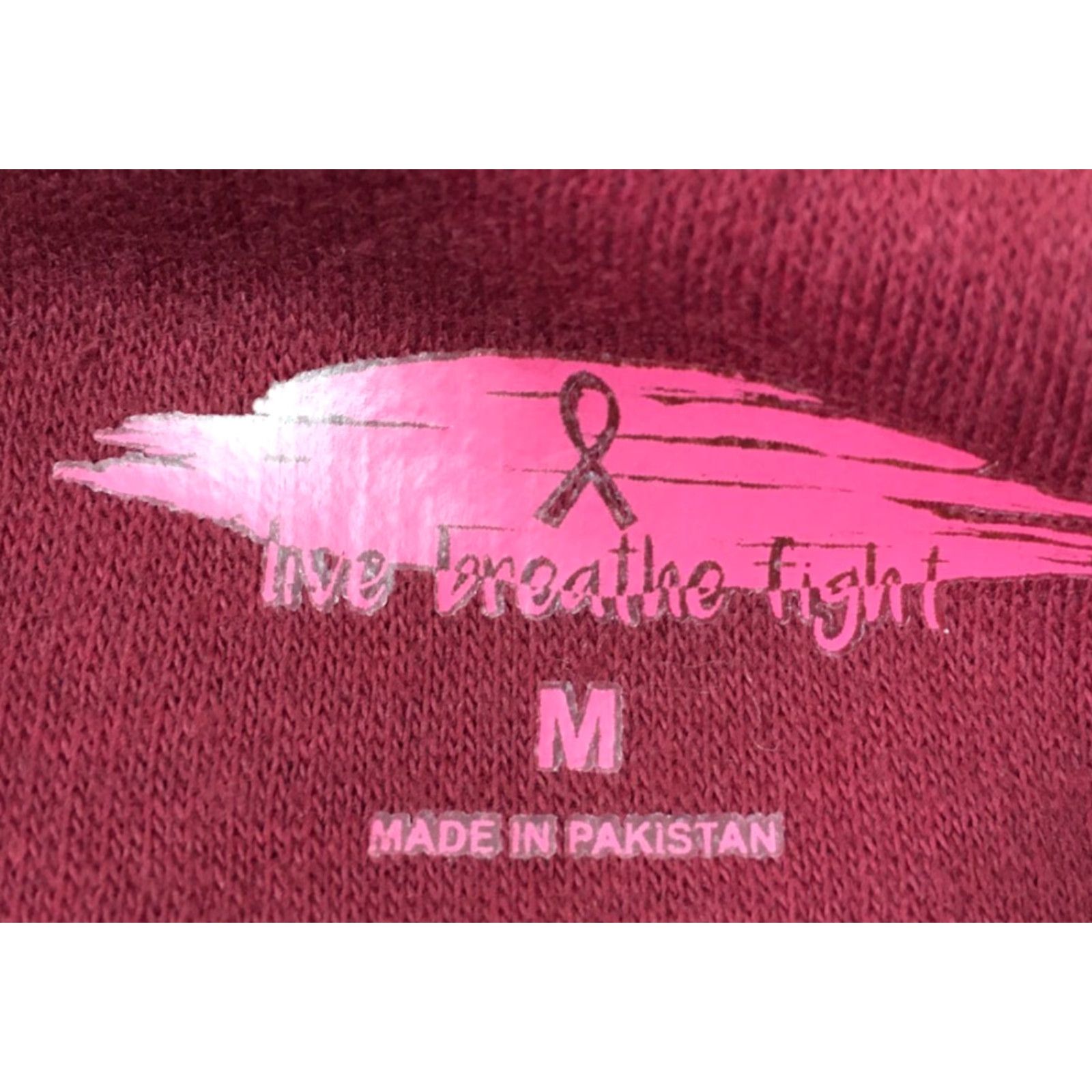 Olive Live Breathe Fight Hoodie M Adult Red Pink Floral Cancer Awareness Womens Size M / US 6-8 / IT 42-44 - 5 Thumbnail