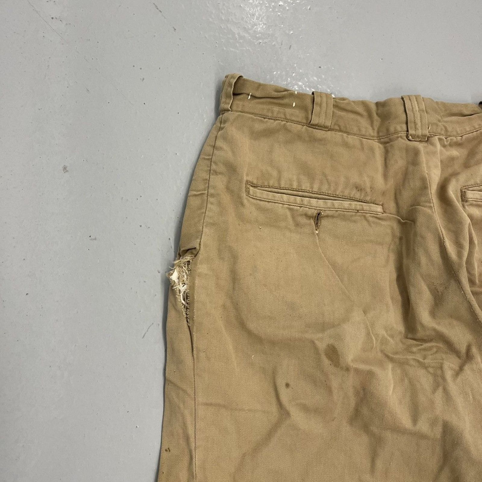 Other Vintage 60s Tan Sanforized Workwear Chinos 31x31 Size US 31 - 4 Thumbnail