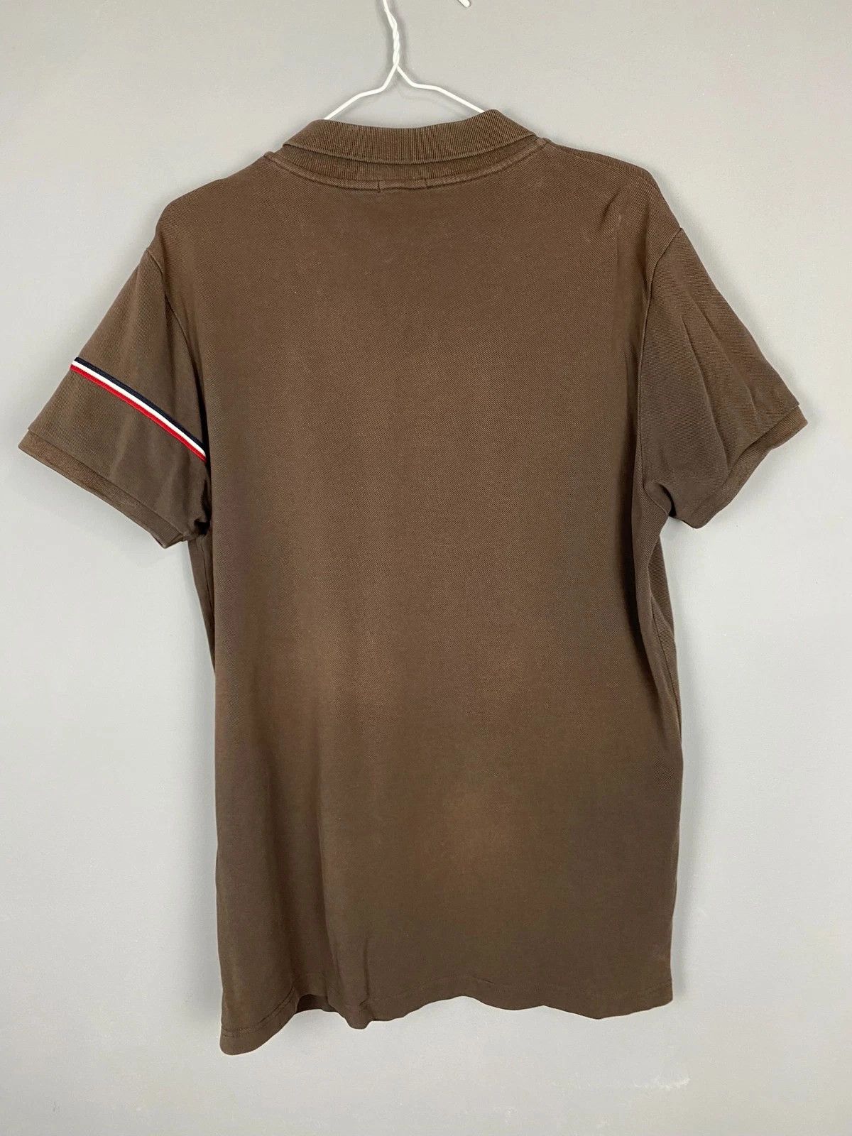 Moncler Moncler Polo Shirt XXL Brown Maglia Slim Fit Logo Size US XXL / EU 58 / 5 - 8 Thumbnail