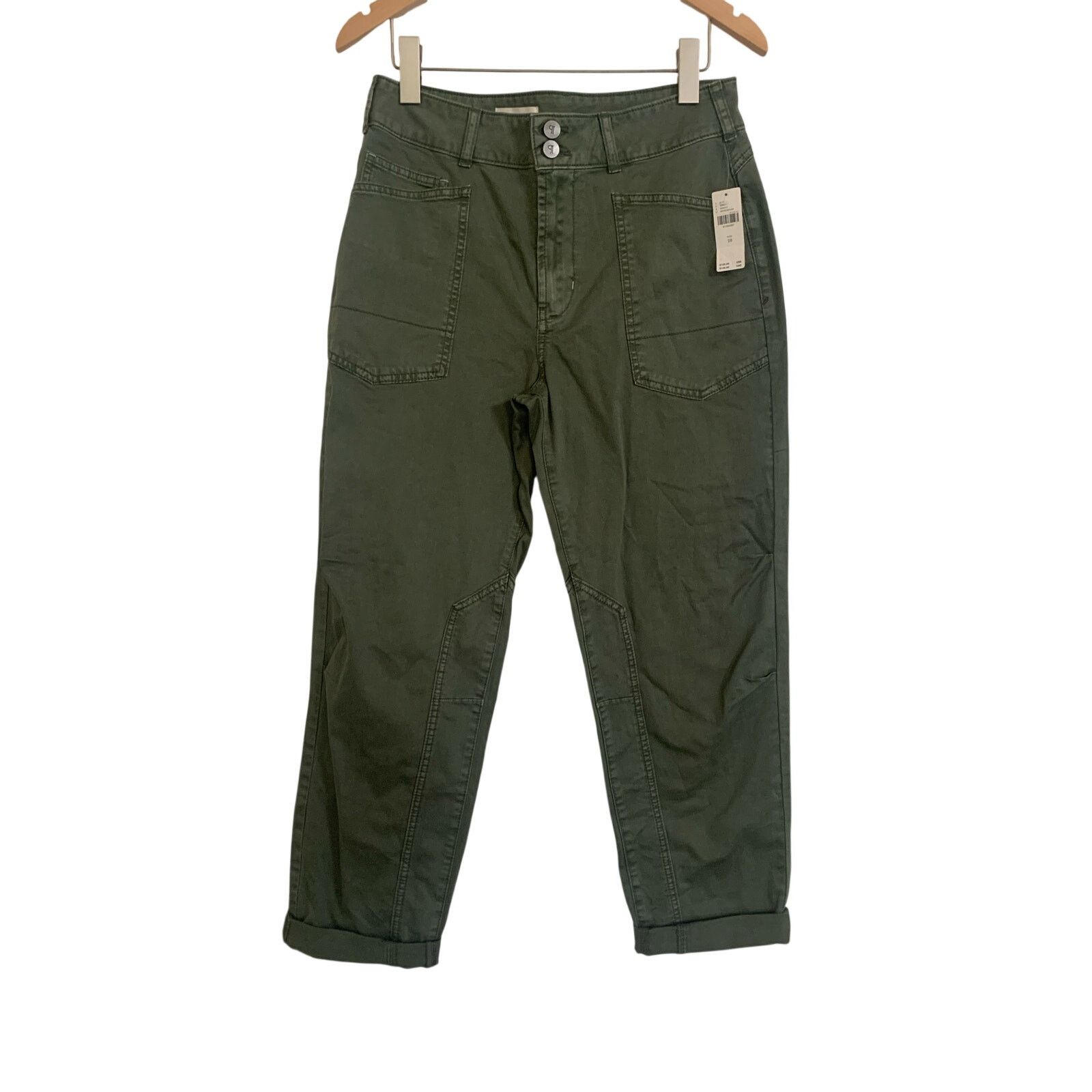 Anthropologie NWT Anthropologie Pilcro Wanderer MidRise Relaxed Leg Pants Size 28" / US 6 / IT 42 - 3 Thumbnail