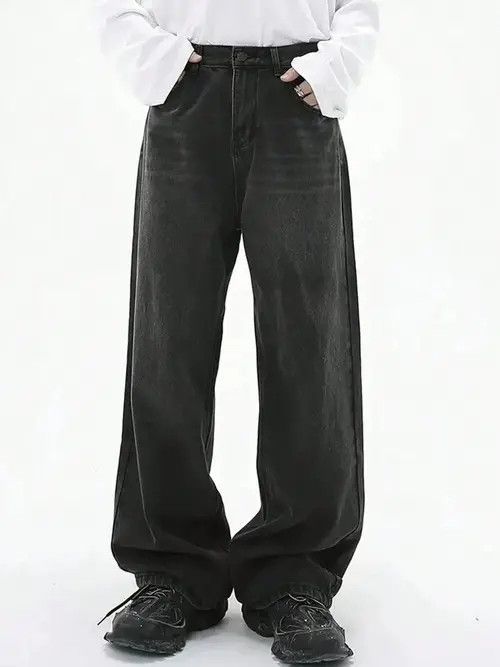 Jean × Vintage Retro Y2k Denim Jeans Vintage Loose fit Size US 30 / EU 46 - 4 Thumbnail