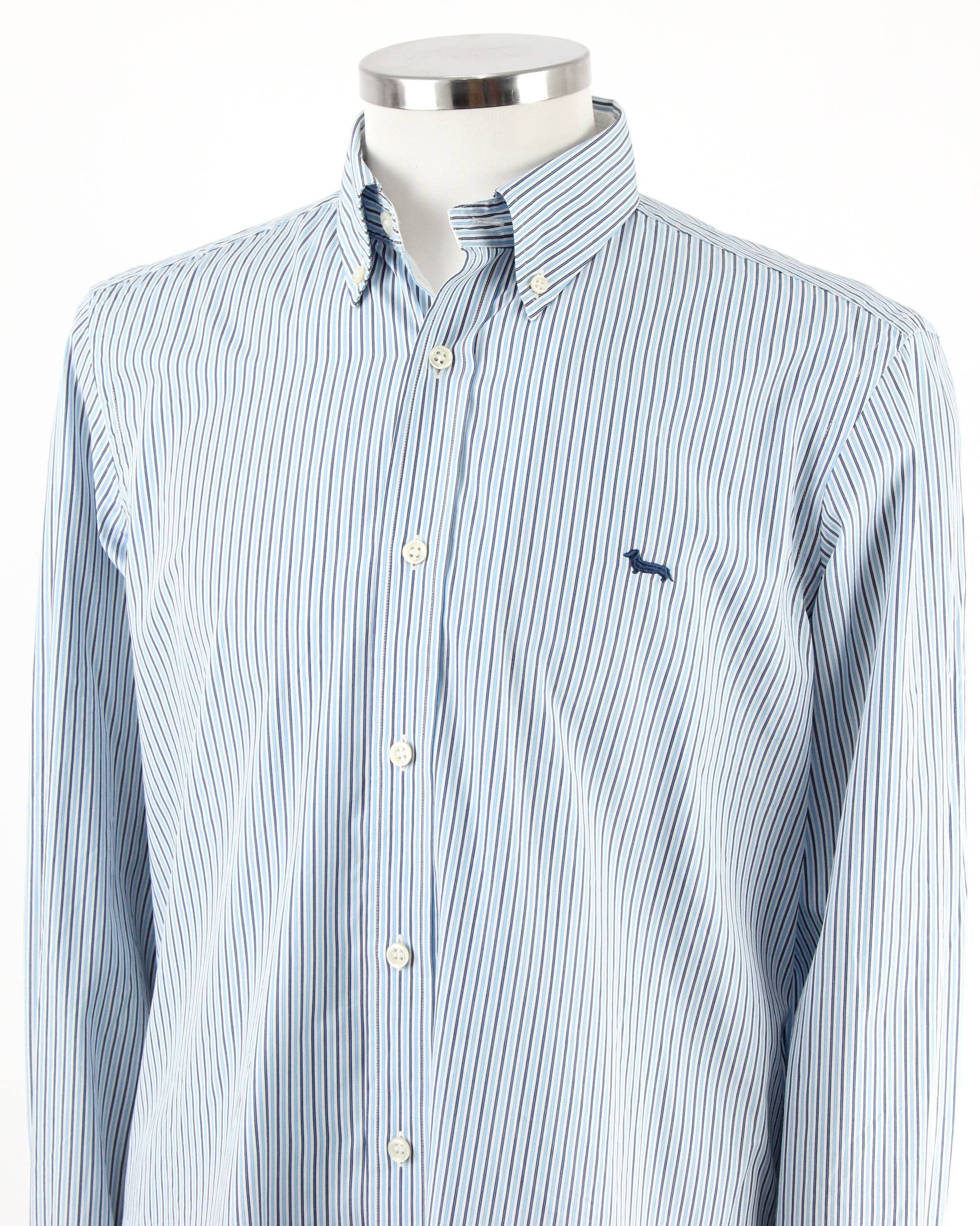 Harmont & Blaine HARMONT&BLAINE Striped shirt with logo Size US XL / EU 56 / 4 - 4 Thumbnail