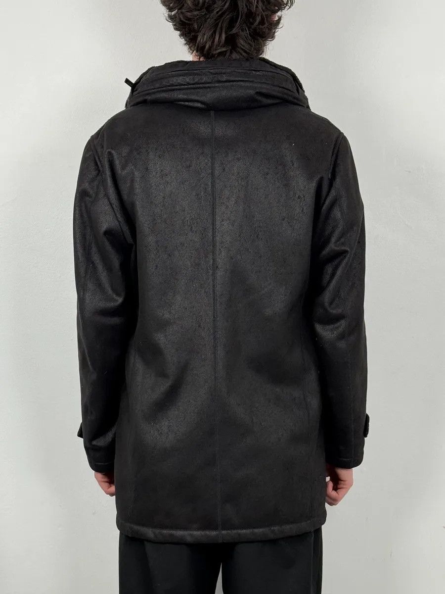 Armani Collezioni Armani Collezioni Black Double-Breasted Caban Coat Size US M / EU 48-50 / 2 - 2 Thumbnail