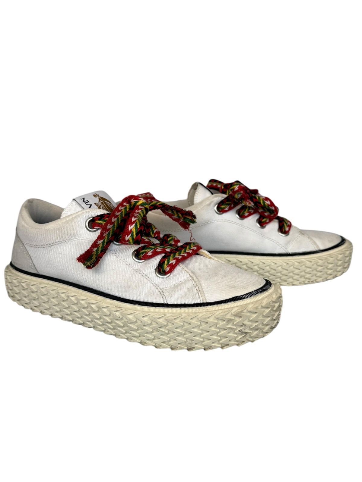 Lanvin Lanvin White Curbies Sneaker Size US 10 / EU 43 - 1 Thumbnail