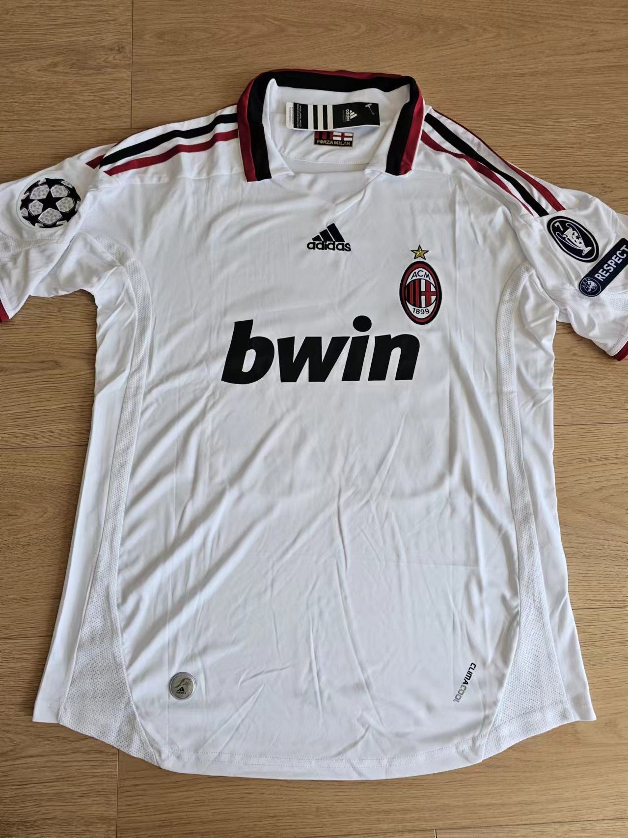 Other 2008 09 AC Milan 80 Ronaldinho Jersey Away Size US M / EU 48-50 / 2 - 2 Thumbnail