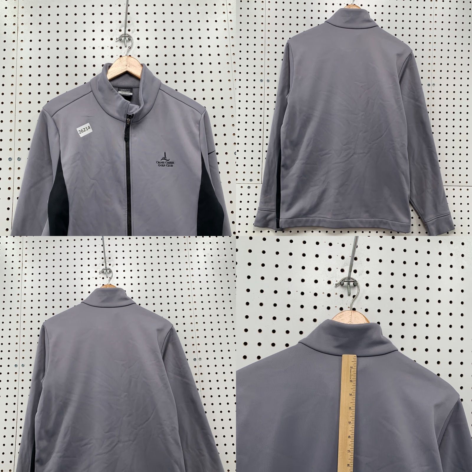Nike Nike Golf Therma Fit Windbreaker Jacket Gray Mens Small 21x27.5 Cross Creek GC Size US S / EU 44-46 / 1 - 8 Thumbnail