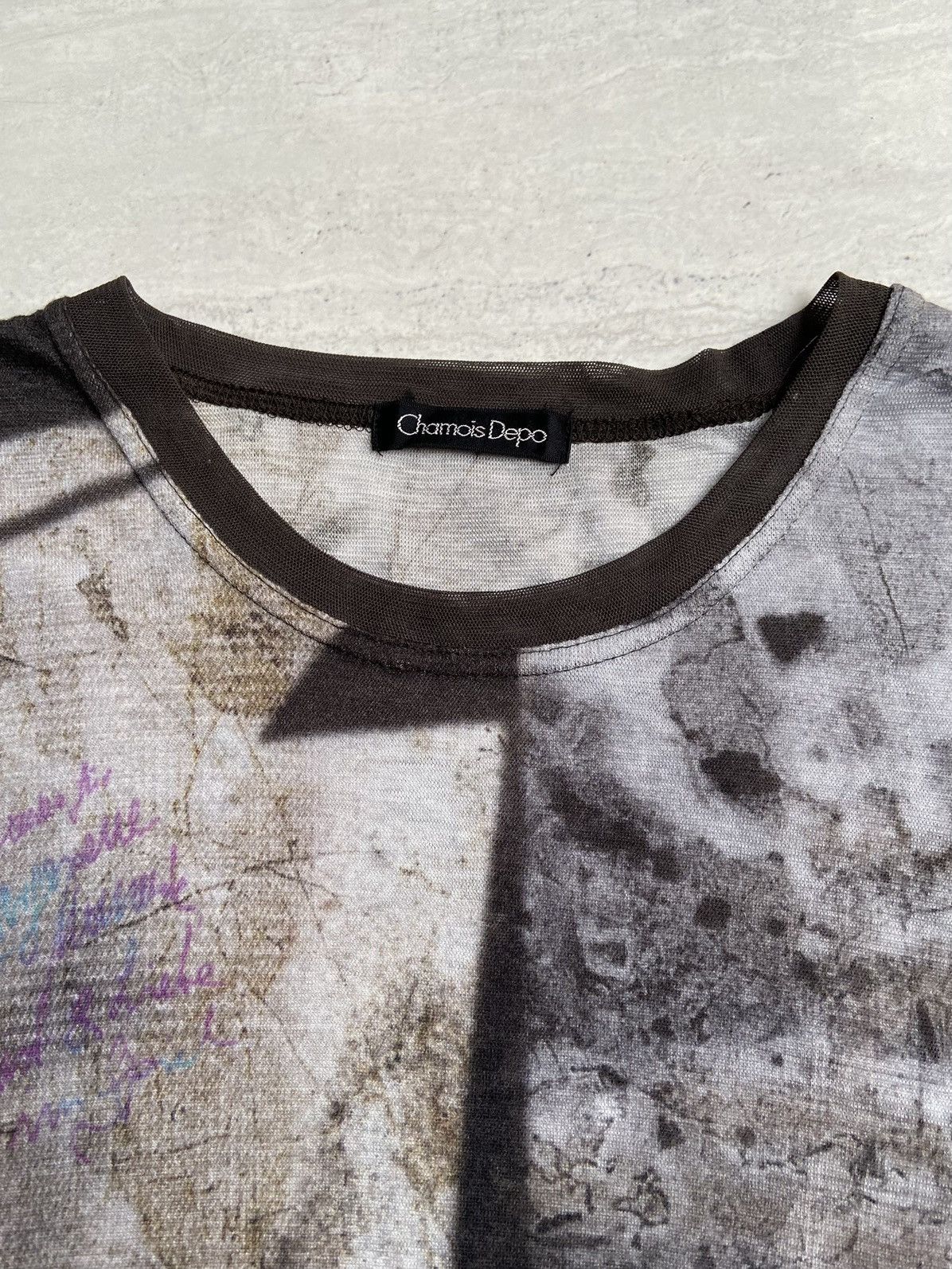Designer × Japanese Brand CHAMOIS DEPO Motive T-shirt Size US XXS / EU 40 - 5 Thumbnail