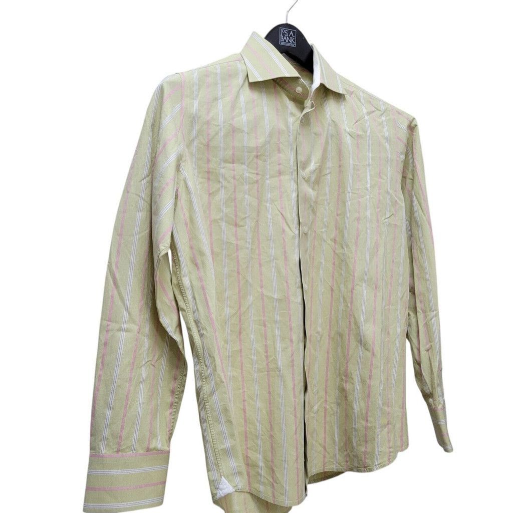 Robert Graham Robert Graham Men's Stripe Dress Shirt Large Pre-owned Size US L / EU 52-54 / 3 - 2 Thumbnail