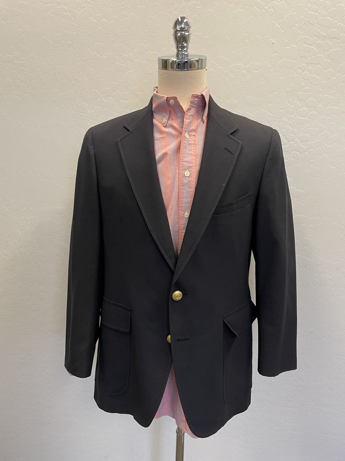 Chaps Ralph Lauren × Vintage The Iconic Navy Wool Blazer Size 40R - 1 Thumbnail