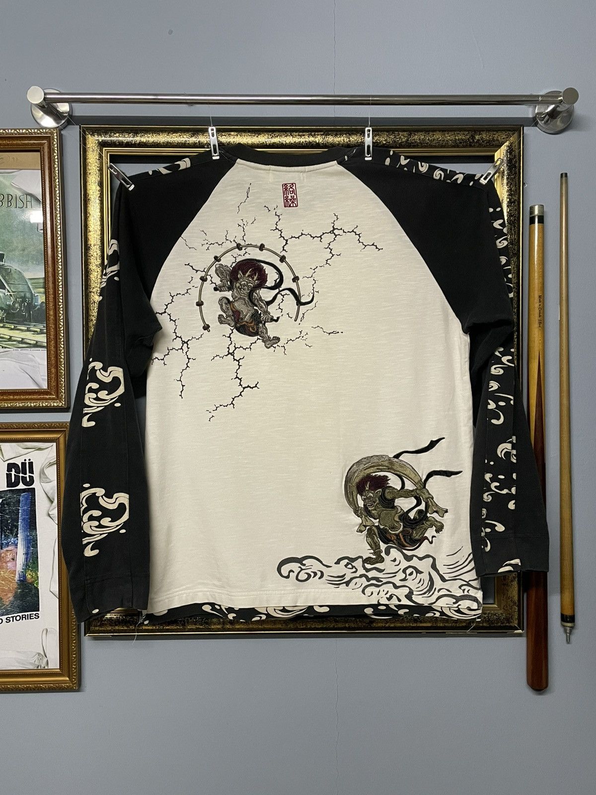 Designer × Japanese Brand × Vintage Vintage Iconic Karakuri Generation Embroidery God Sukajan Size US M / EU 48-50 / 2 - 7 Thumbnail