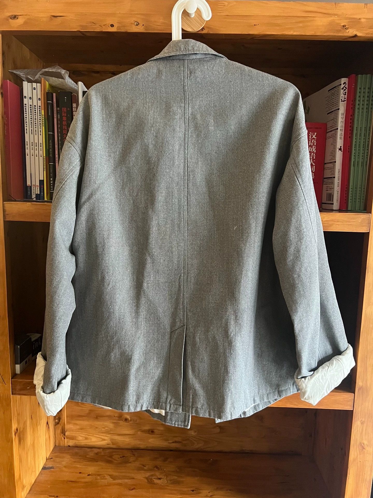 Visvim VISVIM SOWER JKT 22ss Gray Wool-Linen Size 3 Size 44R - 3 Thumbnail