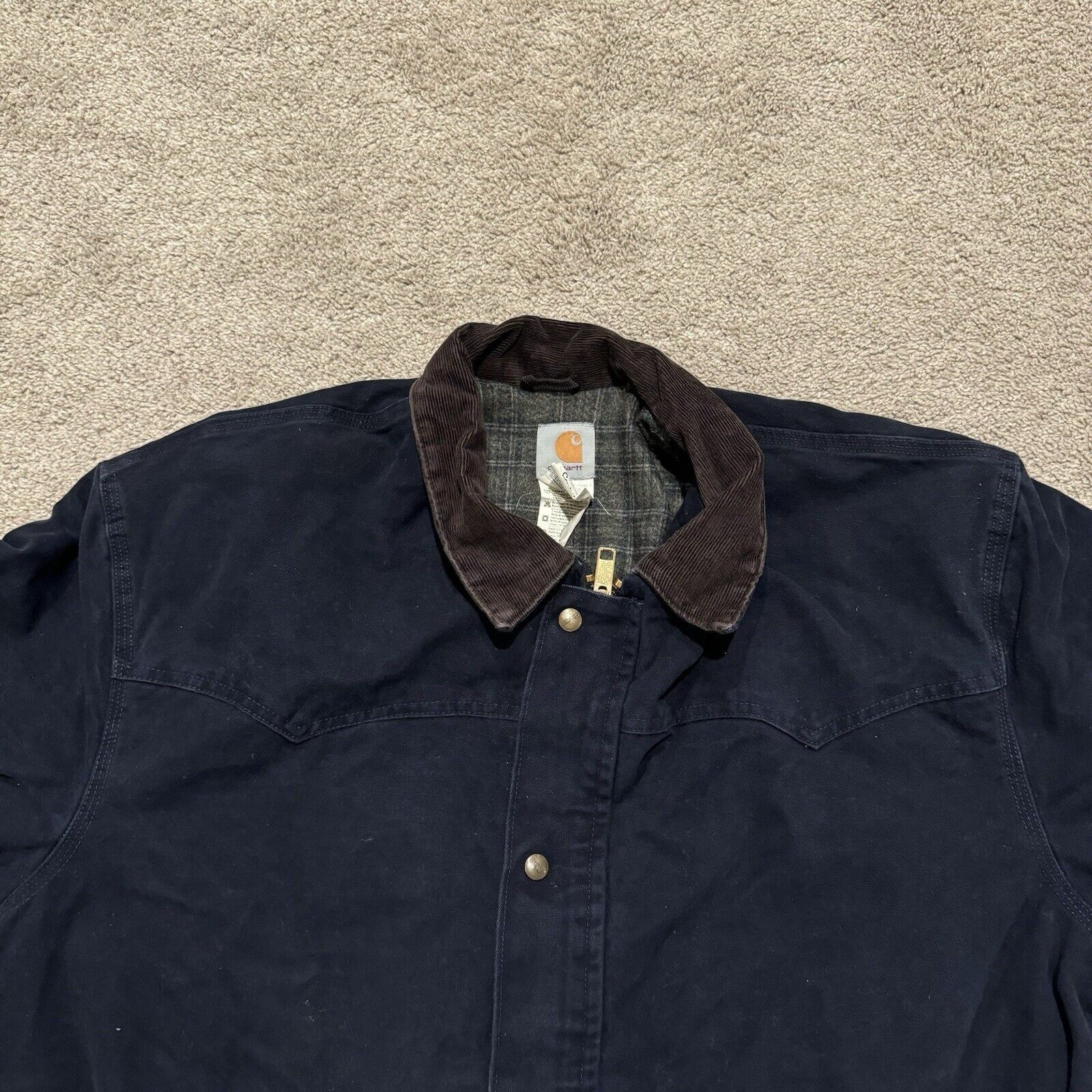 Carhartt Vintage Carhartt Blanket Lined Ranch Chore Jacket XXL Coat Size US XXL / EU 58 / 5 - 4 Thumbnail