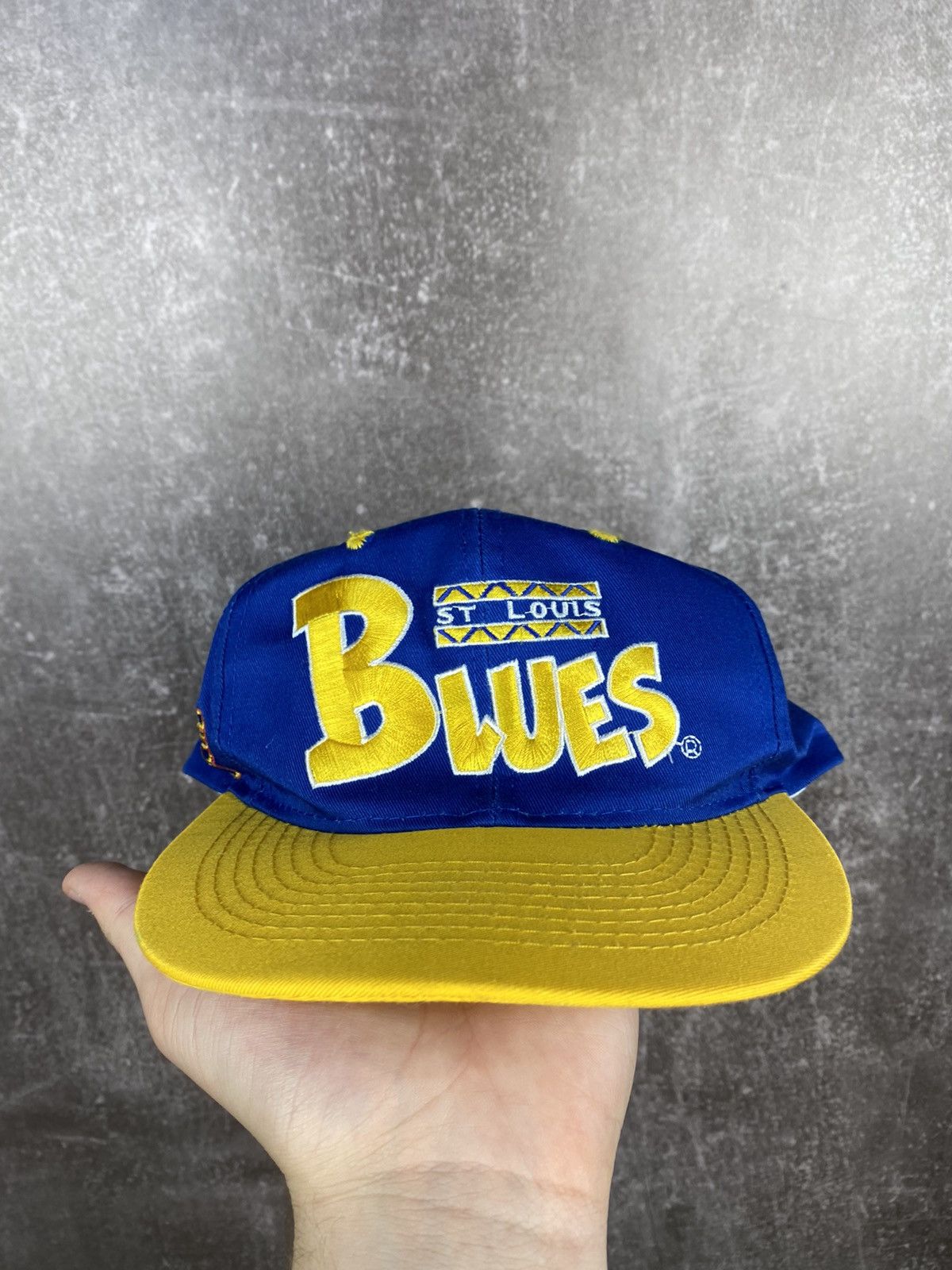 NHL × Sports Specialties × Vintage Vintage St Louis Blues Snapback Hat Size ONE SIZE - 1 Thumbnail