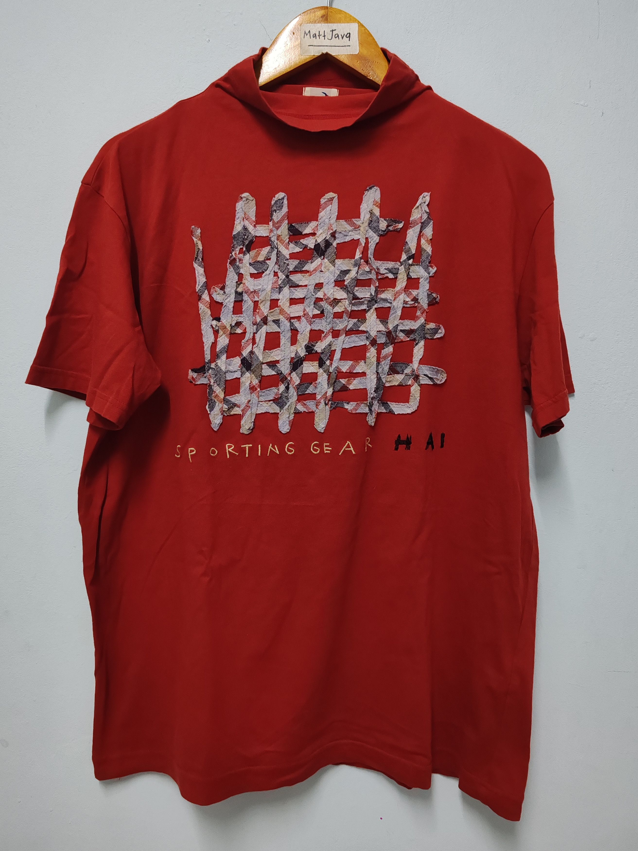 Hai Sporting Gear Hai Sporting Gear Issey Miyake Tee Japan Designer Vintage Size US M / EU 48-50 / 2 - 1 Thumbnail