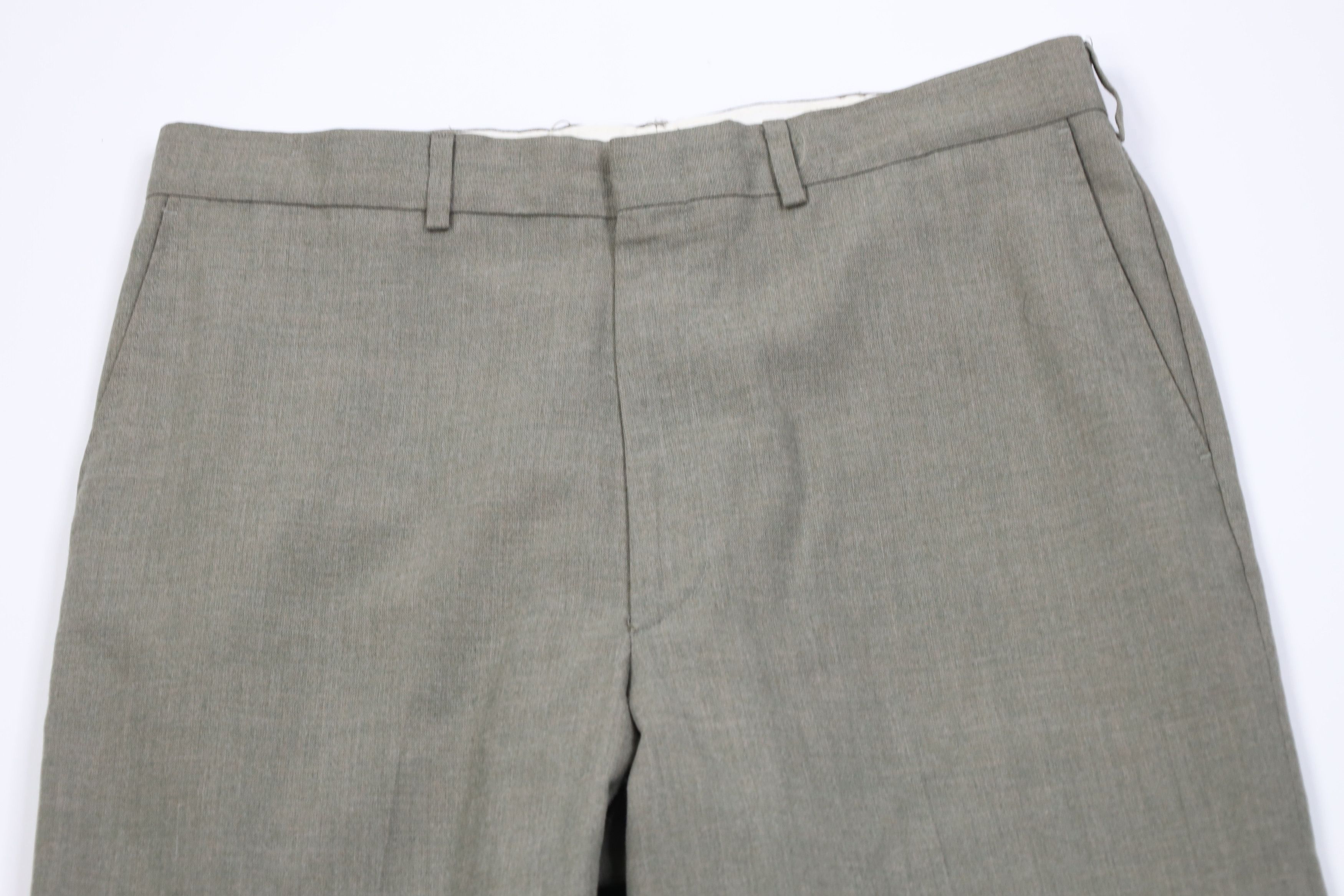 Vintage Vintage 70s Streetwear Knit Flared Wide Leg Chino Pants Size US 34 / EU 50 - 2 Thumbnail