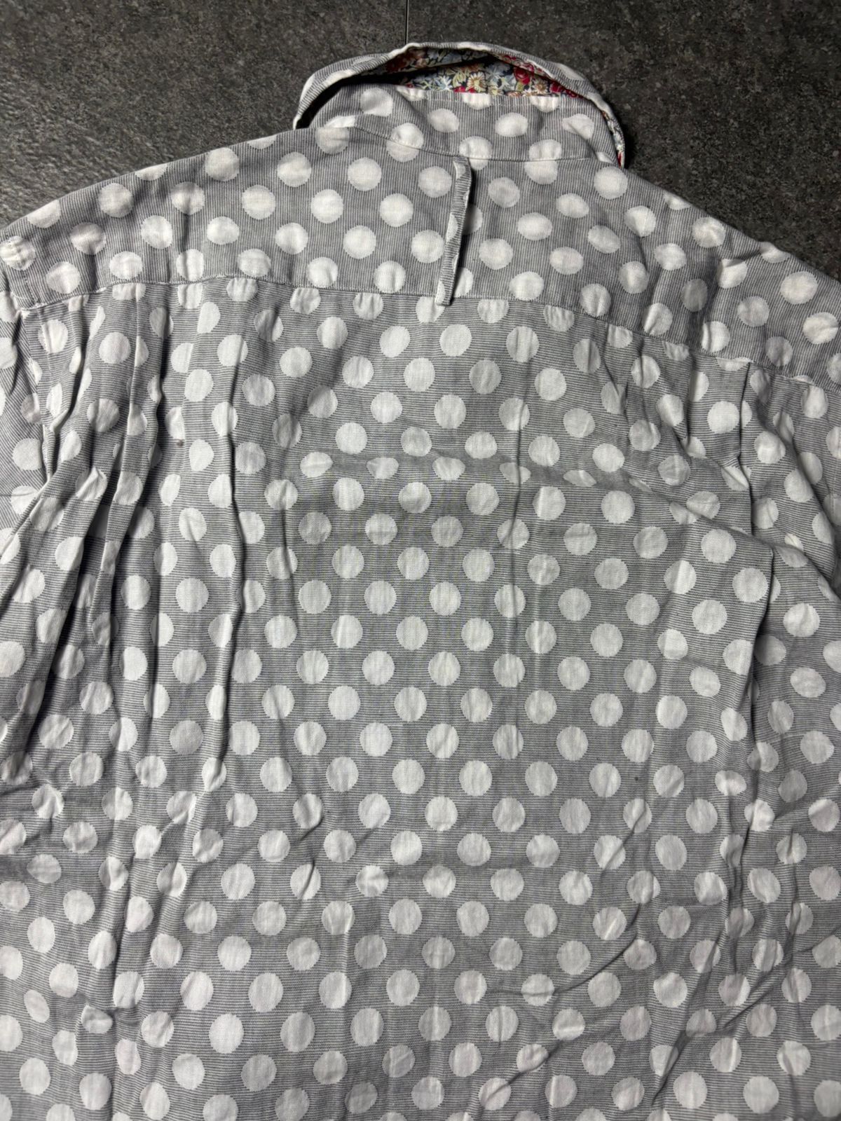 Japanese Brand RARE 2000s Jipijapa Japan Polkadot Cut & Sew Button-Up Shirt Size US M / EU 48-50 / 2 - 12 Thumbnail