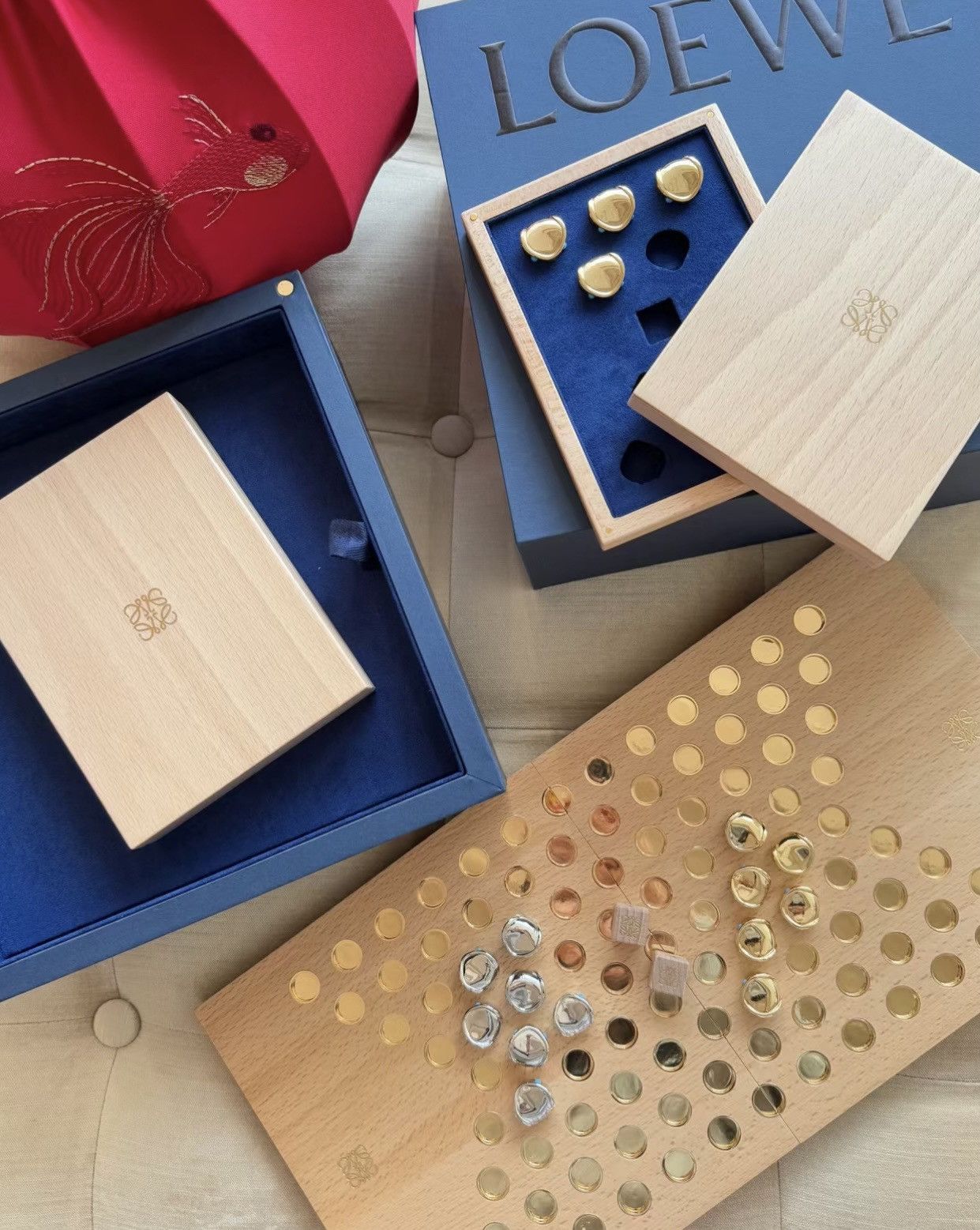 Loewe 🐍 Loewe snake year chess game wooden box set Size ONE SIZE - 1 Thumbnail
