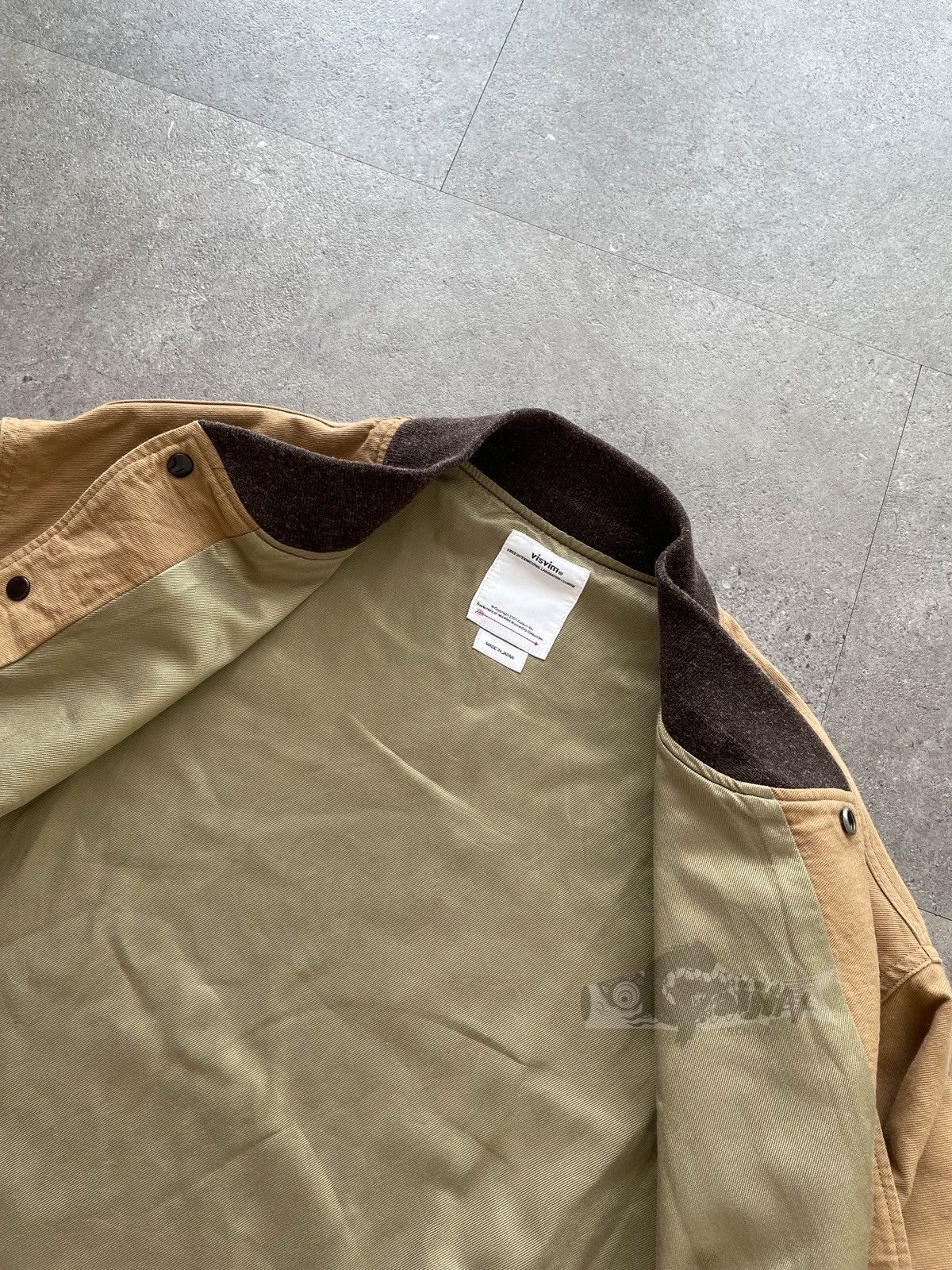 Visvim VISVIM 20AW VARSITY SB JKT Beige Size US XL / EU 56 / 4 - 5 Thumbnail