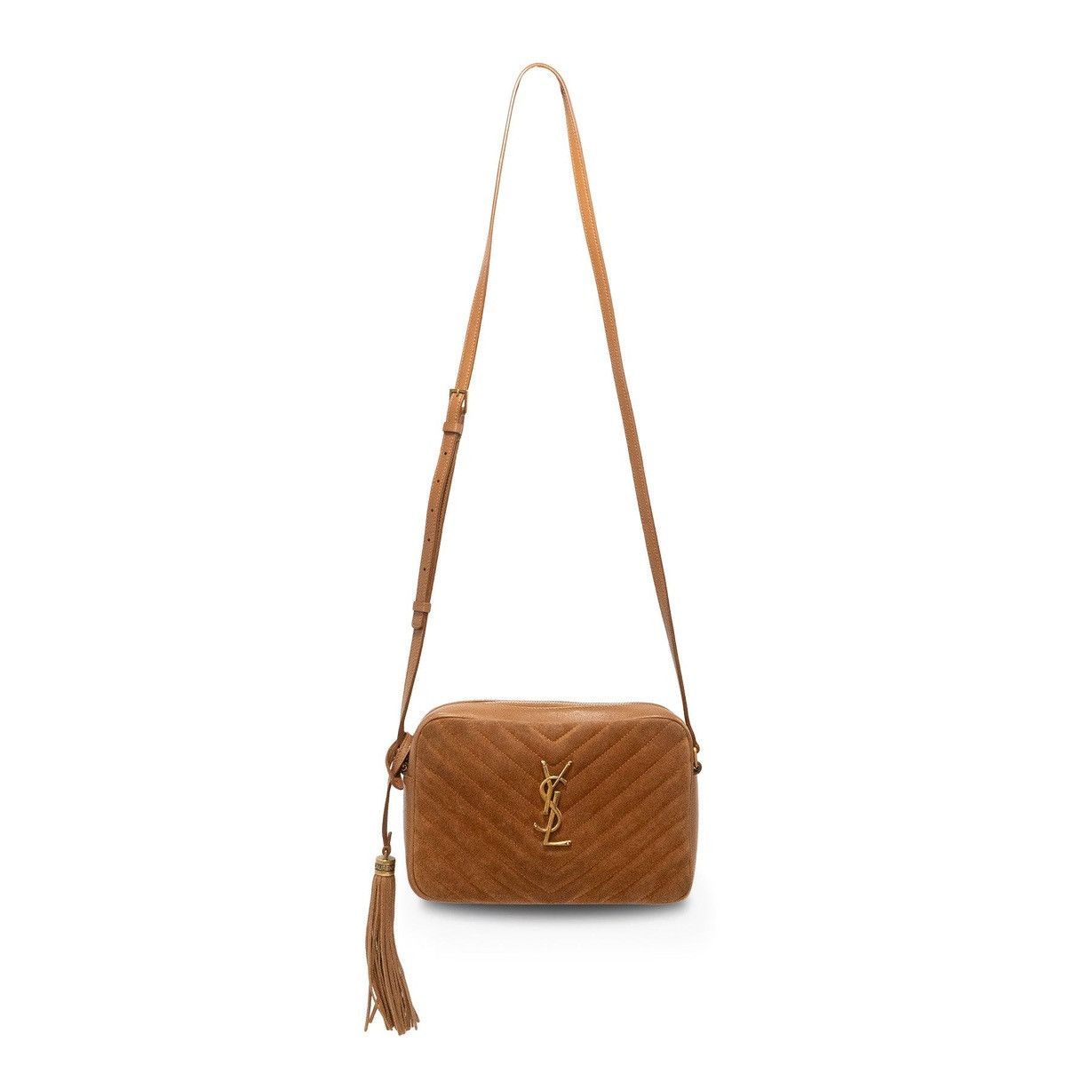 Saint Laurent Paris Saint Laurent Paris 'Lou' Suede Camera Bag Size ONE SIZE - 2 Thumbnail